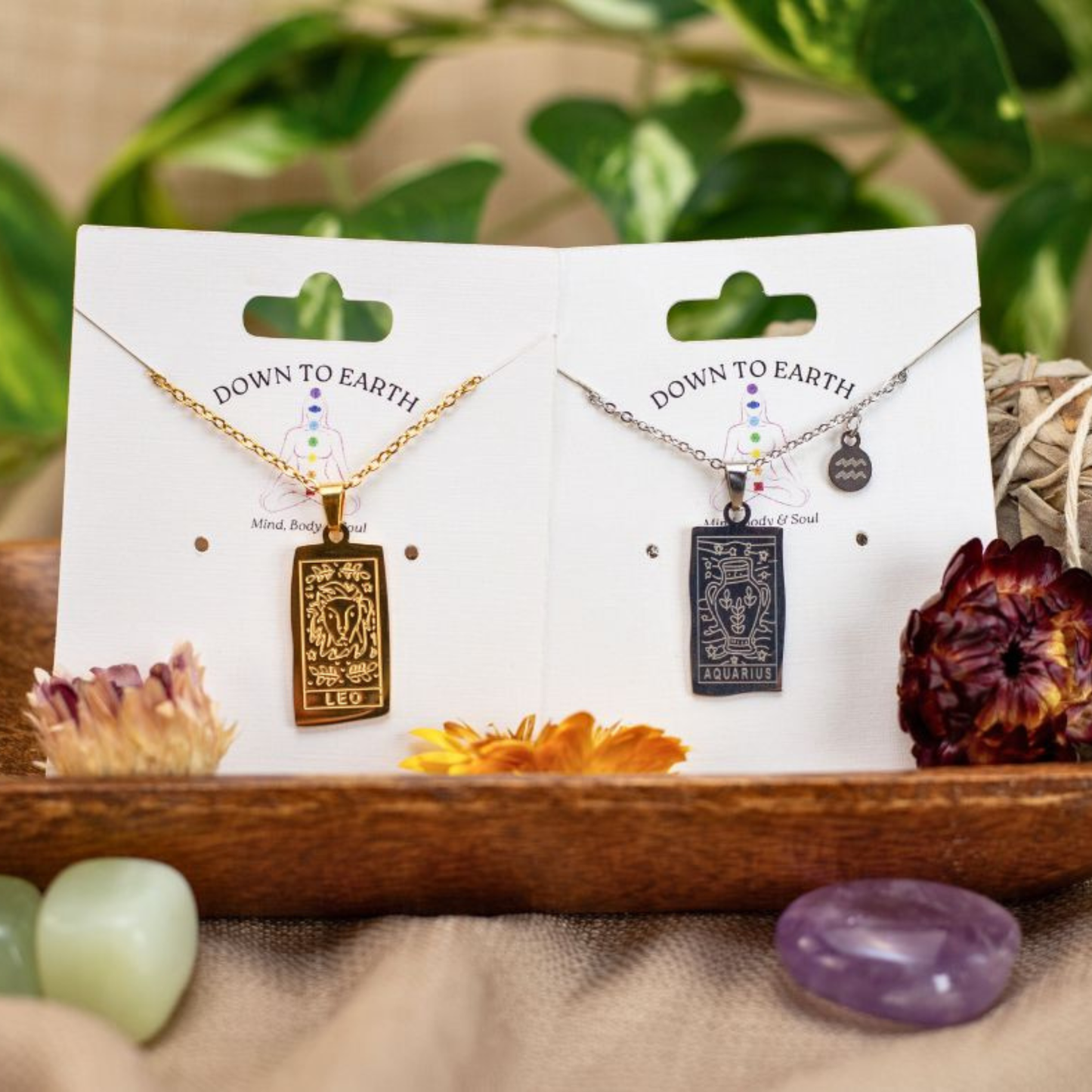 Zodiac Tarot Card & Astrology Necklace