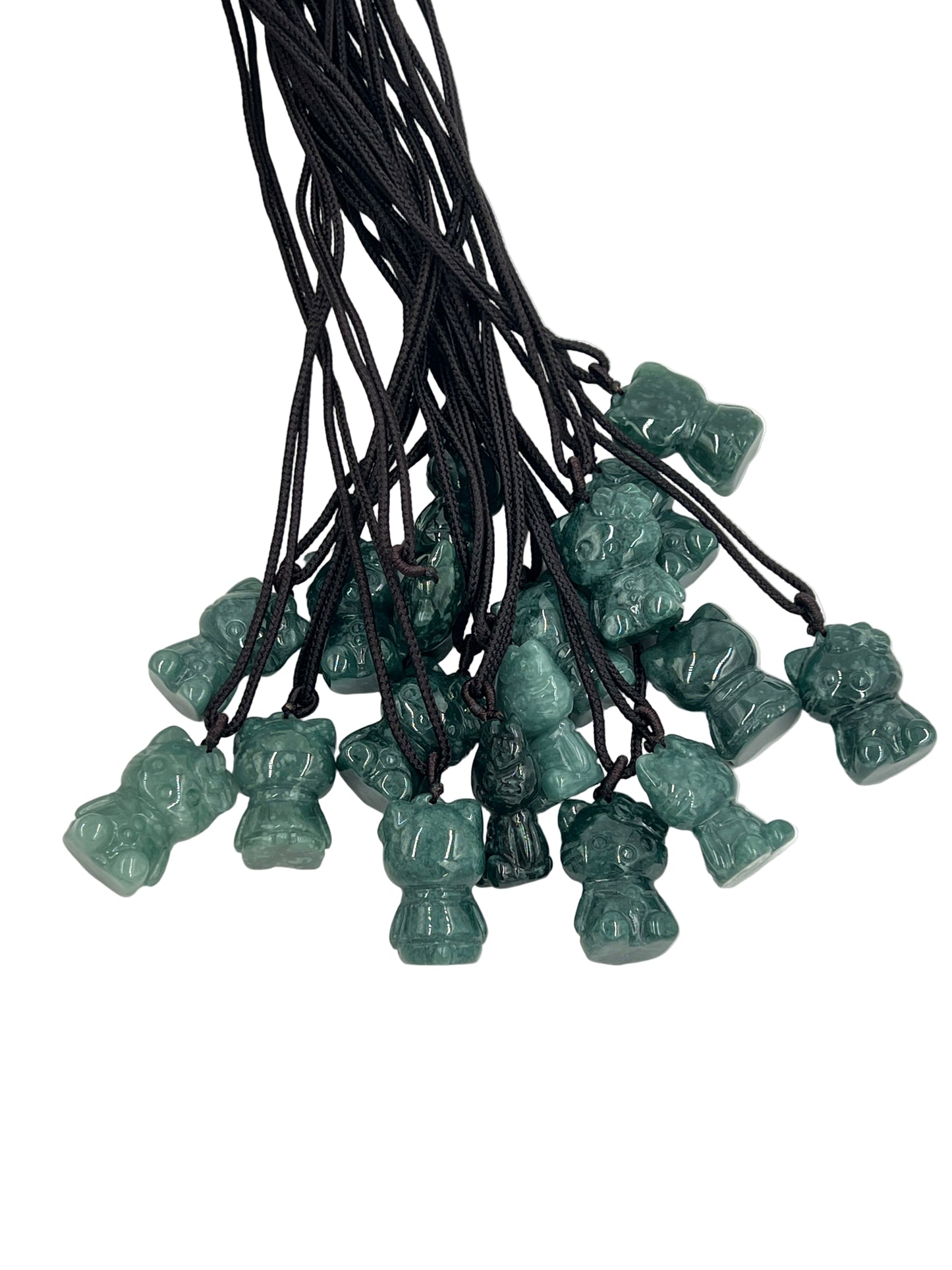 Hello Kitty Jade Beaded Necklaces
