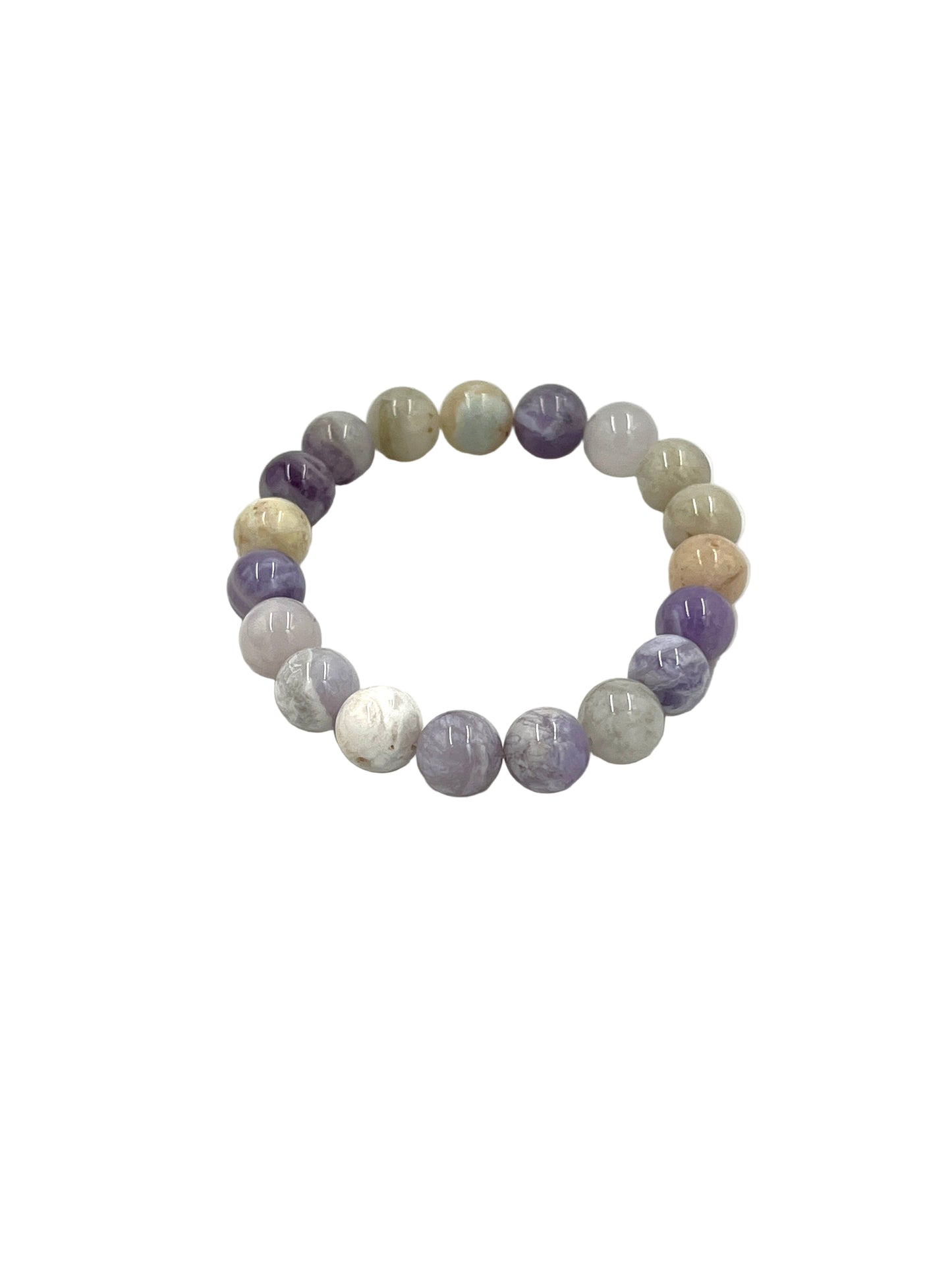 Purple Jade Beaded Bracelets