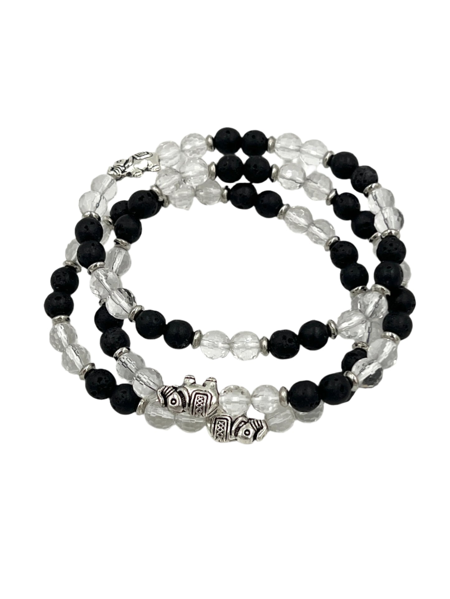 Clear Quartz Stretchy Bracelets