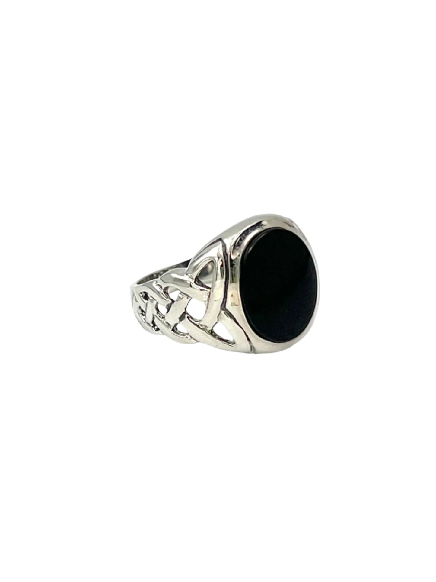 Sterling Silver Celtic Knot Gemstone Rings