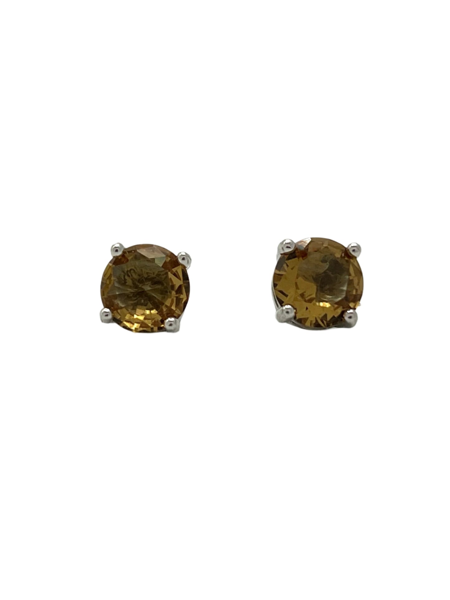 Silver Zultanite Circle Studs