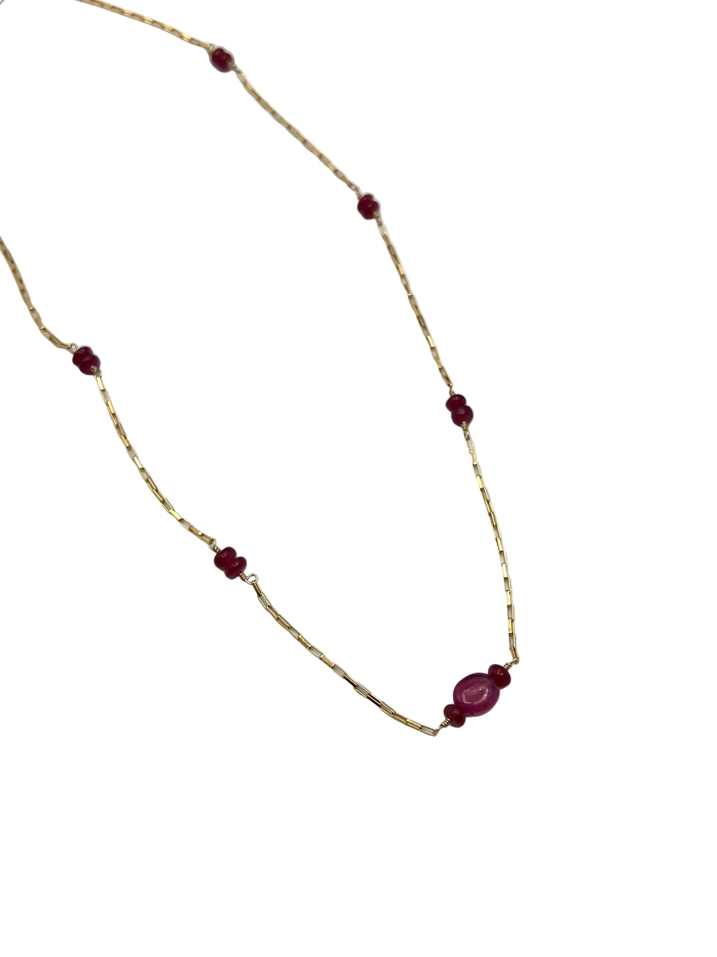 Ruby Gold Filled Necklaces