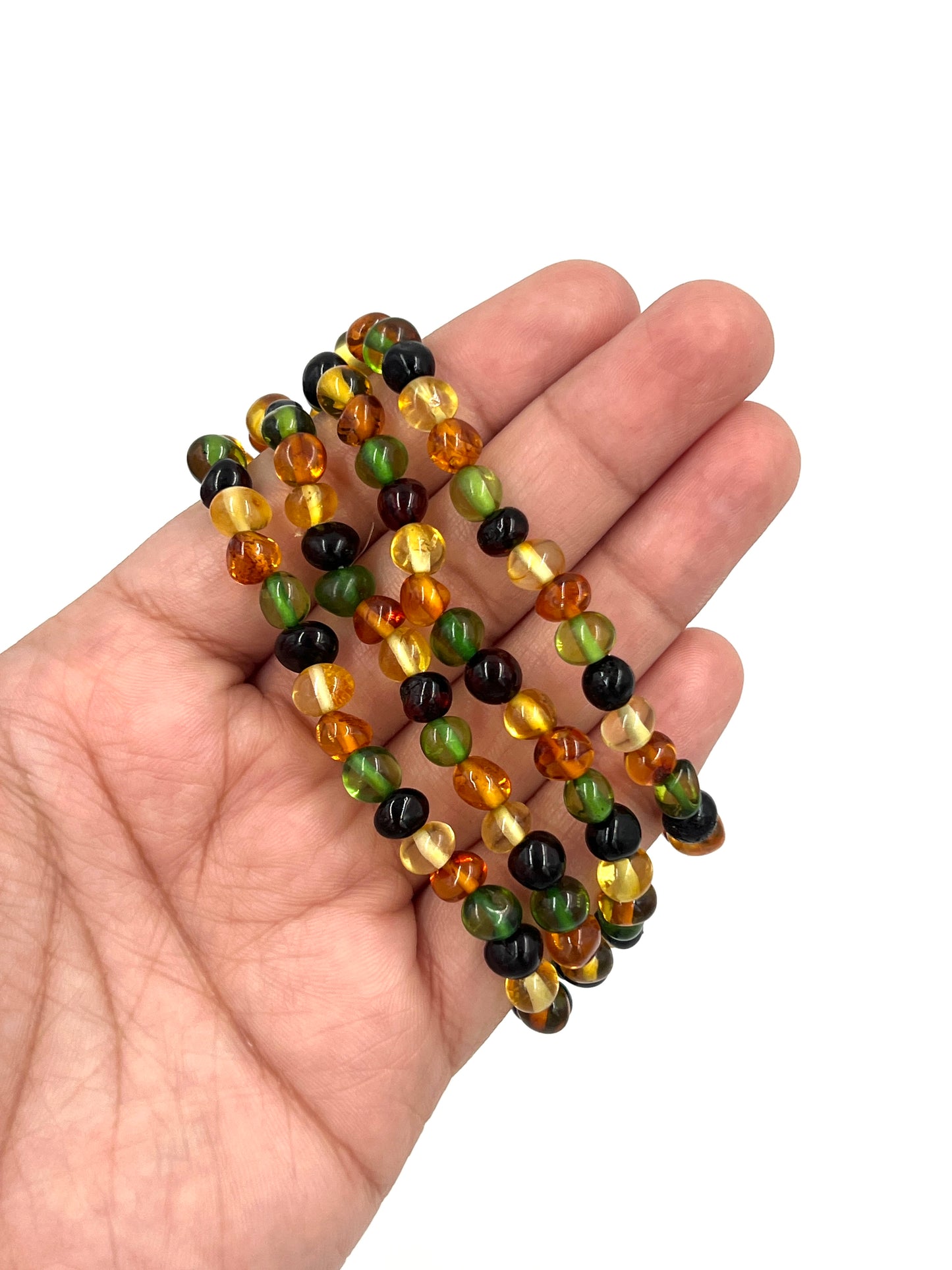 Multi Amber Beaded Bracelets