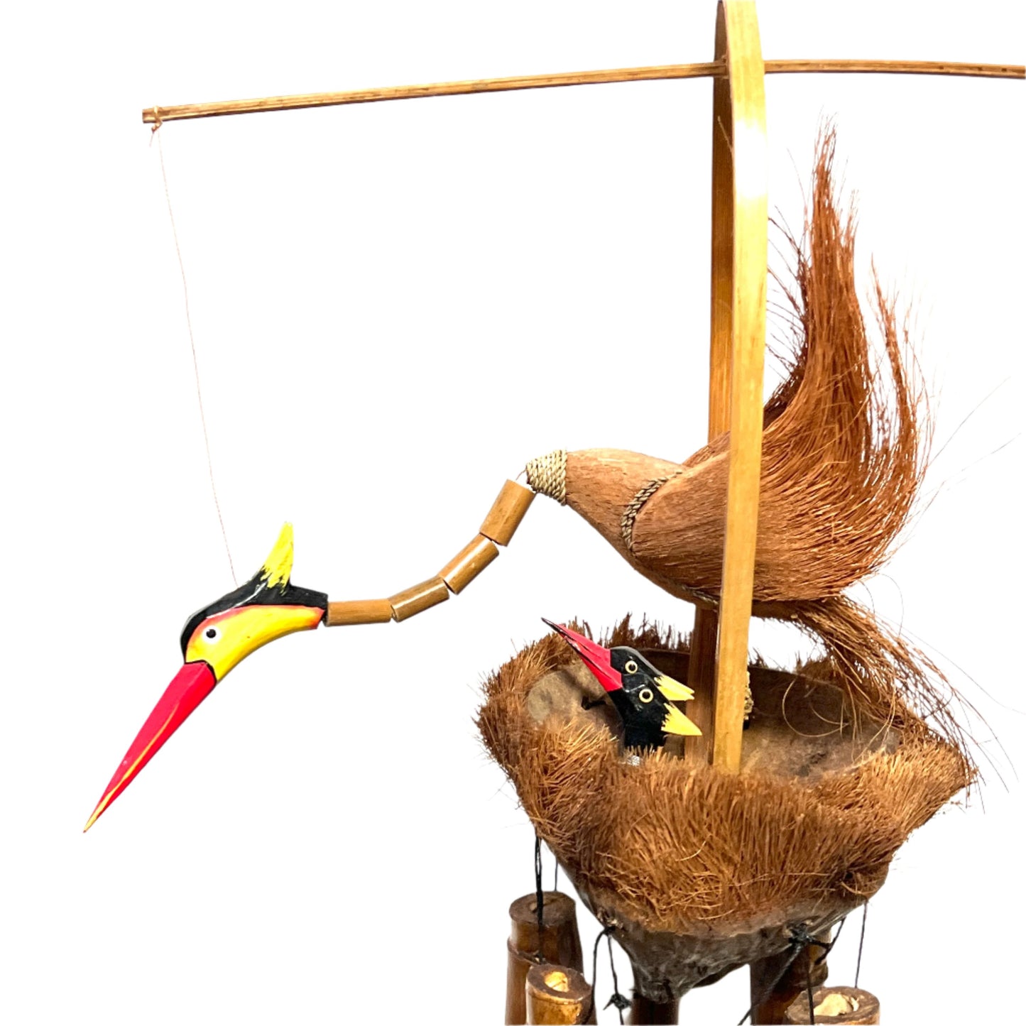 Bird Bamboo Wind Chime