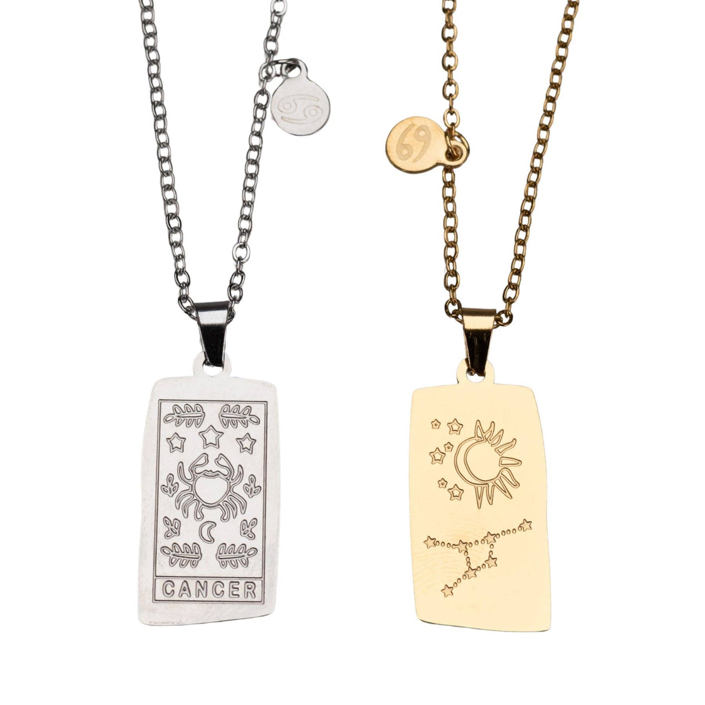 Zodiac Tarot Card & Astrology Necklace