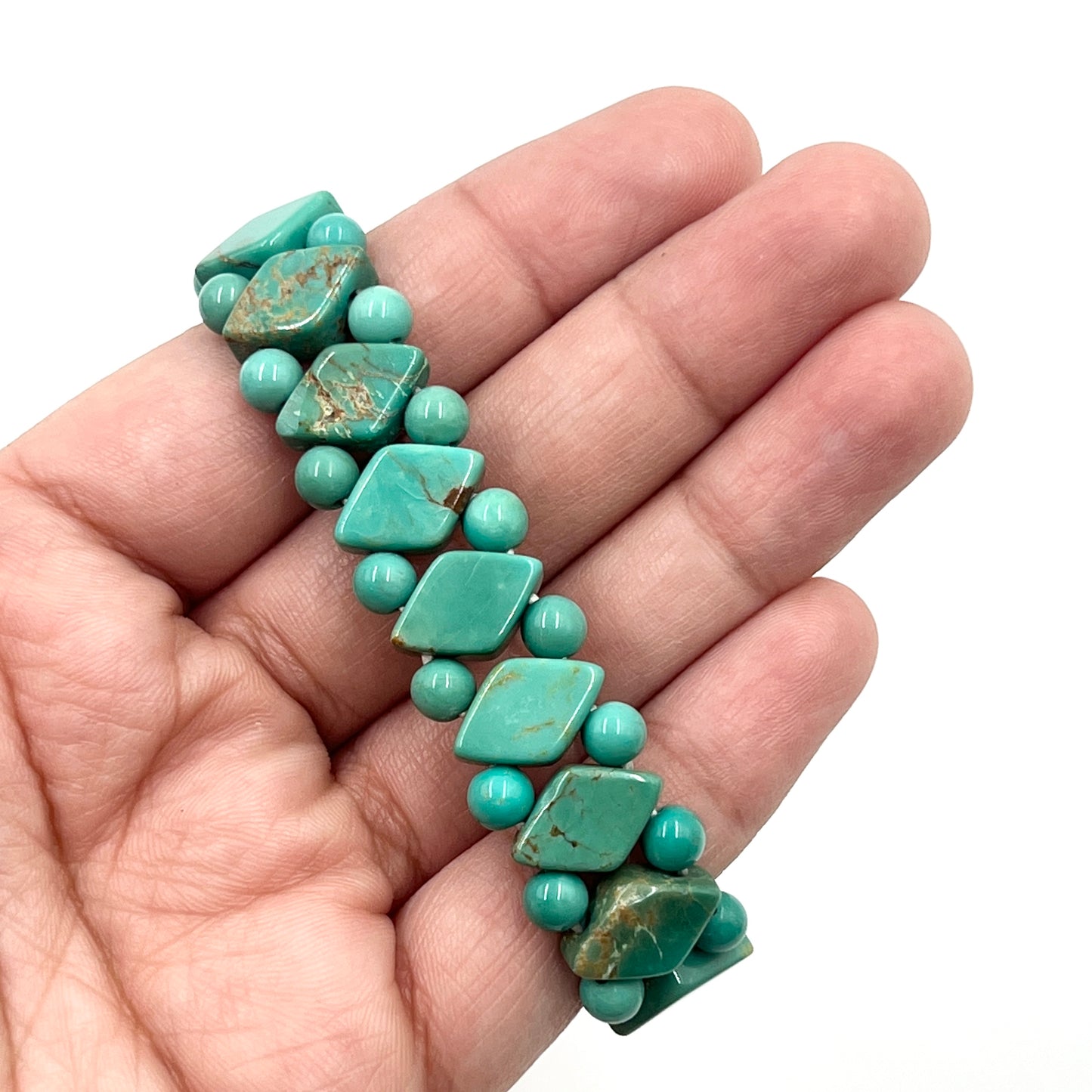 Geometric Turquoise Bracelets