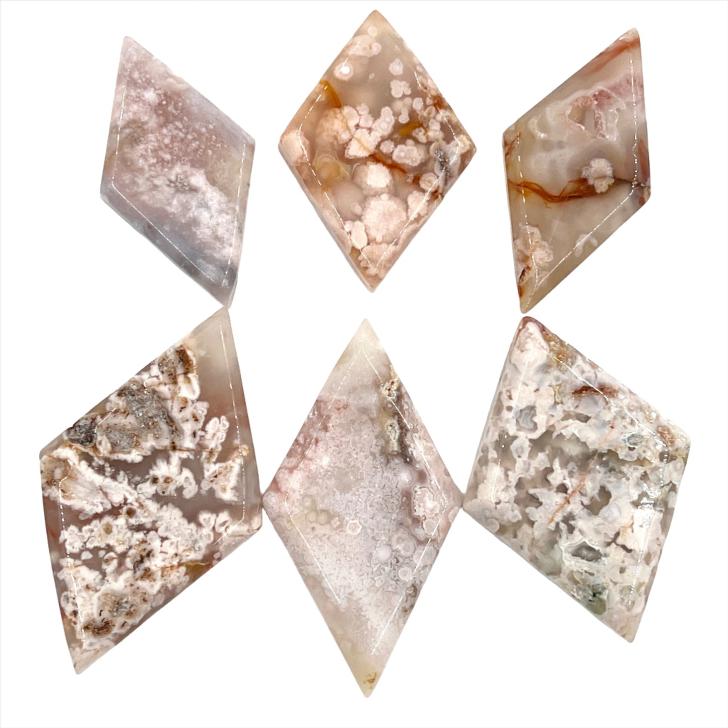 Flower Agate Diamonds