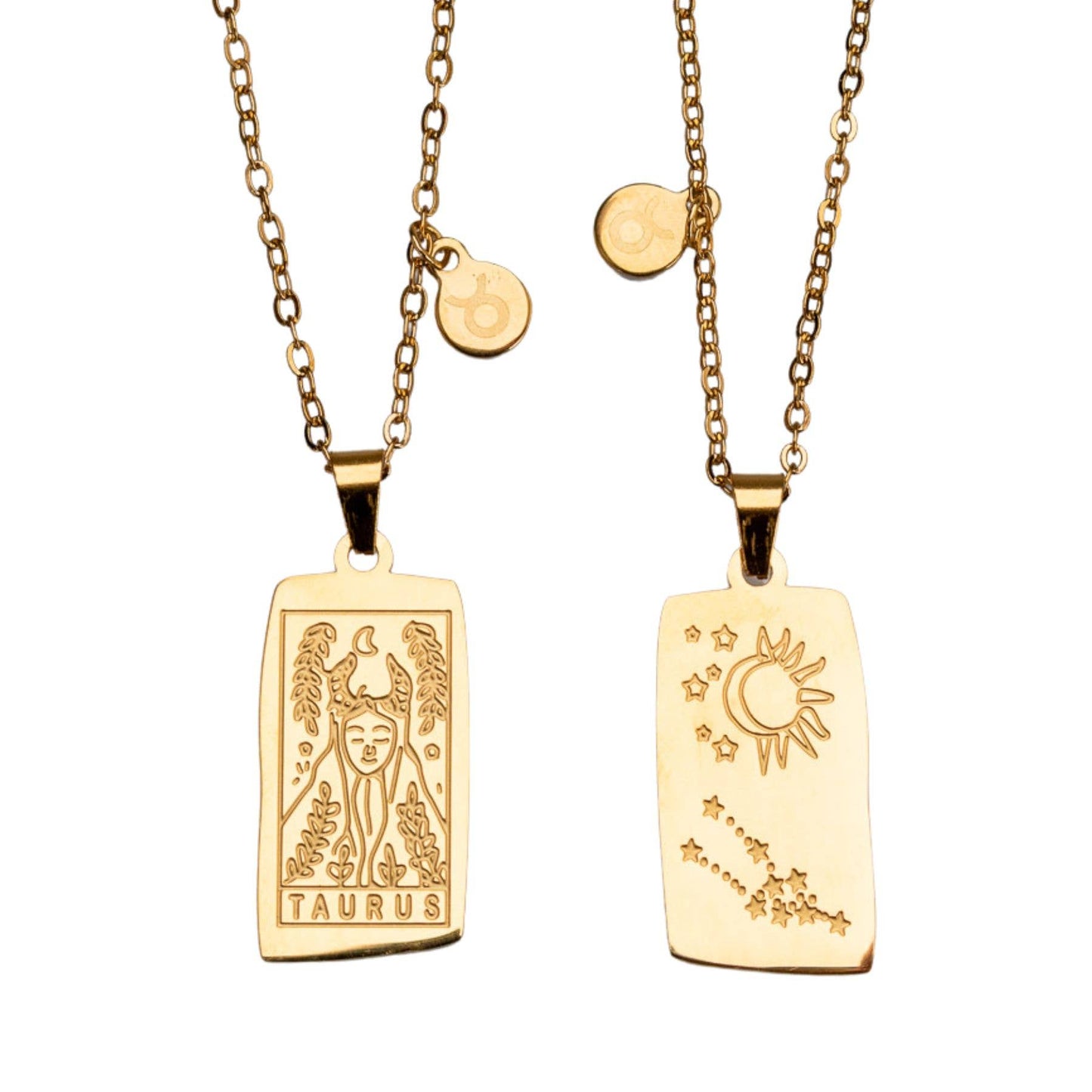 Zodiac Tarot Card & Astrology Necklace