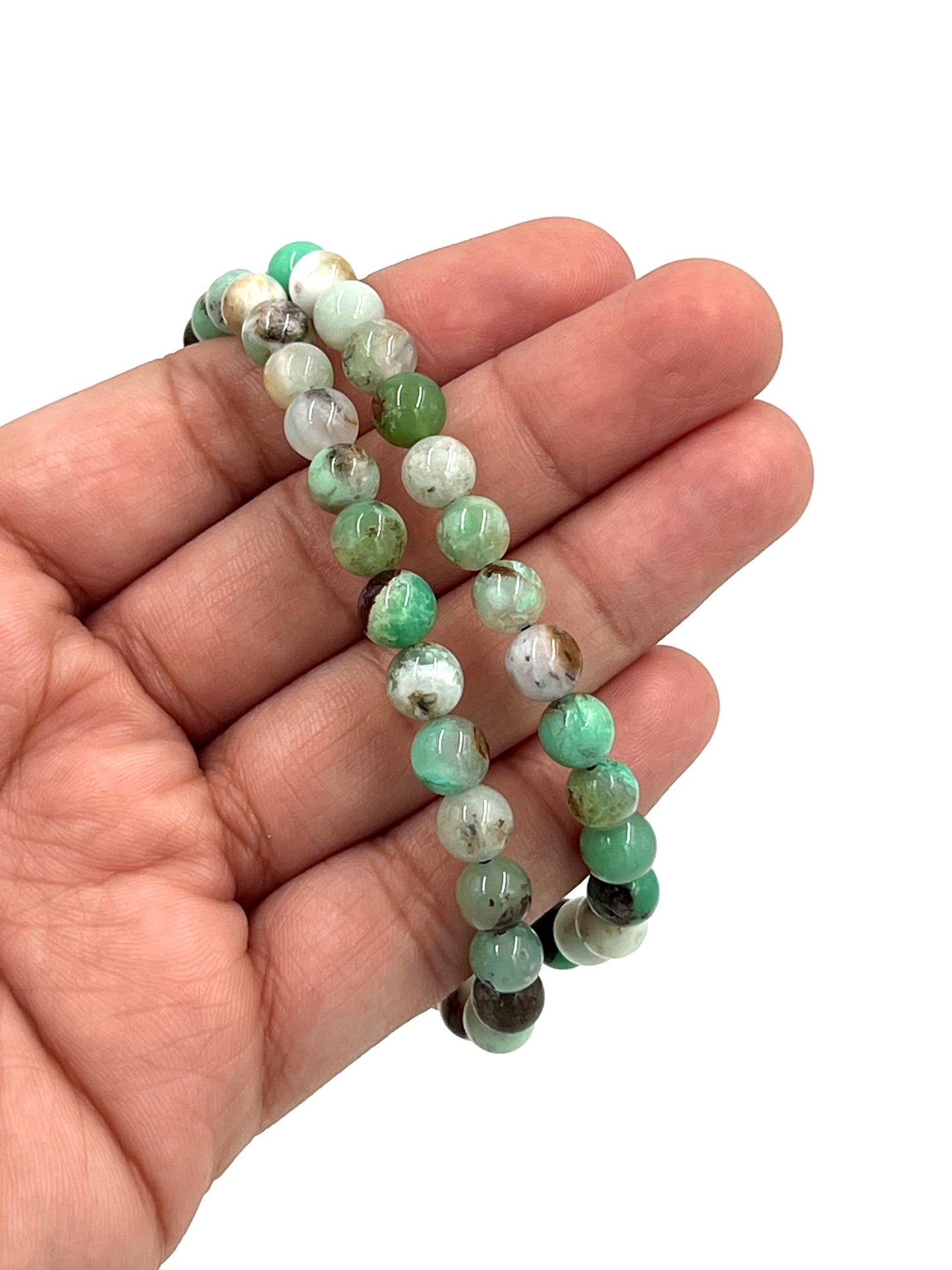 Chrysoprase Beaded Bracelet