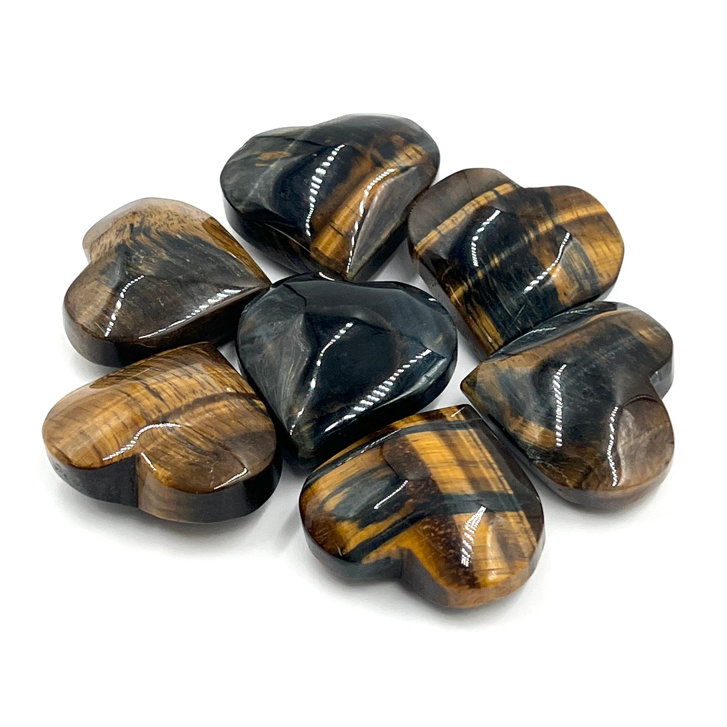 Tigers Eye Hearts