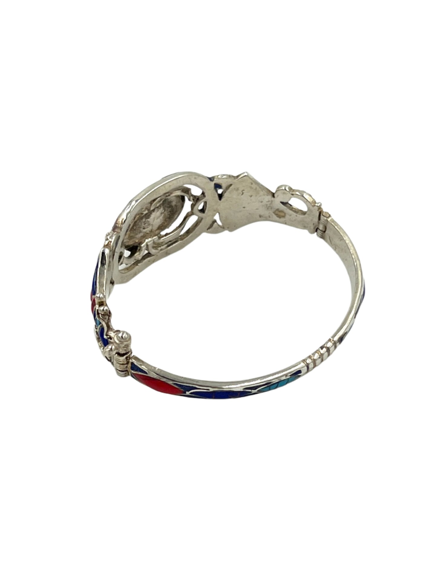 Large Silver Scarab Bracelets