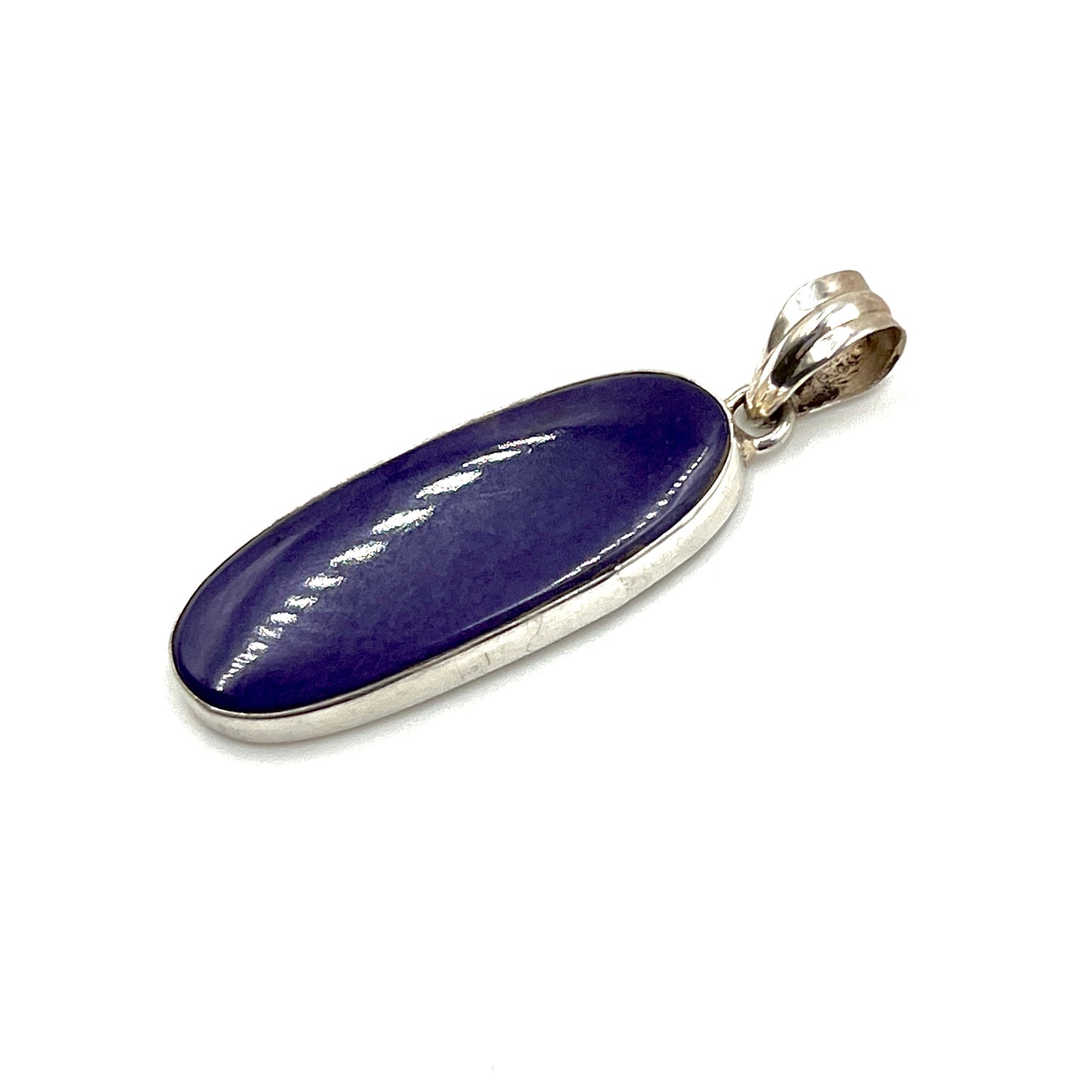 Sterling Silver Charoite Oval Pendants