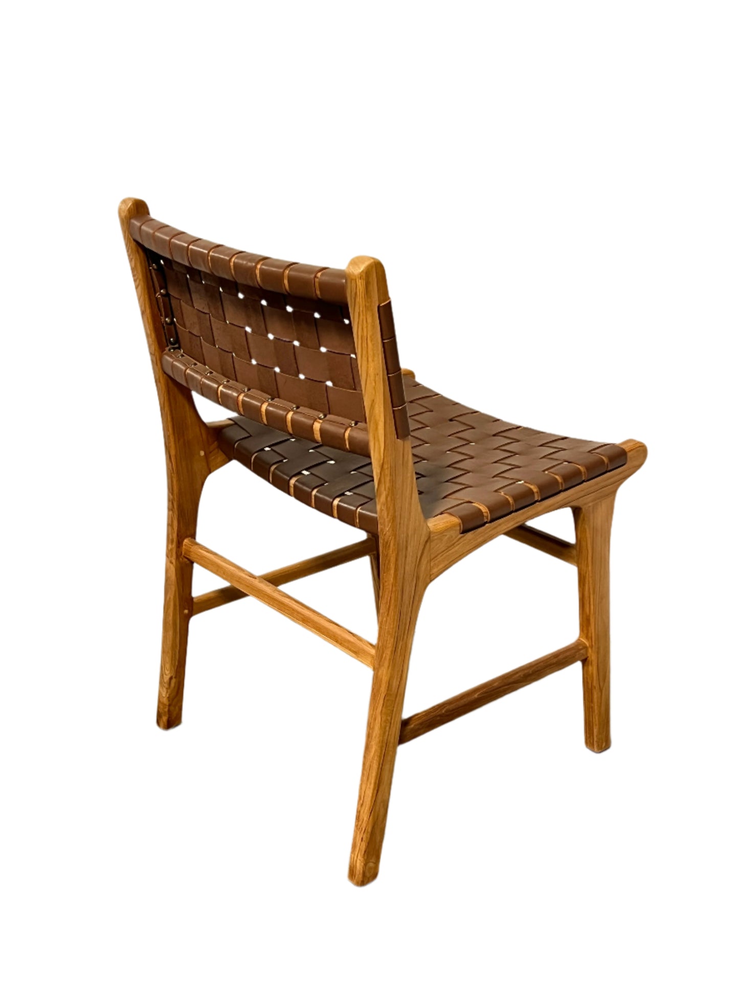 Leather Teakwood Chair