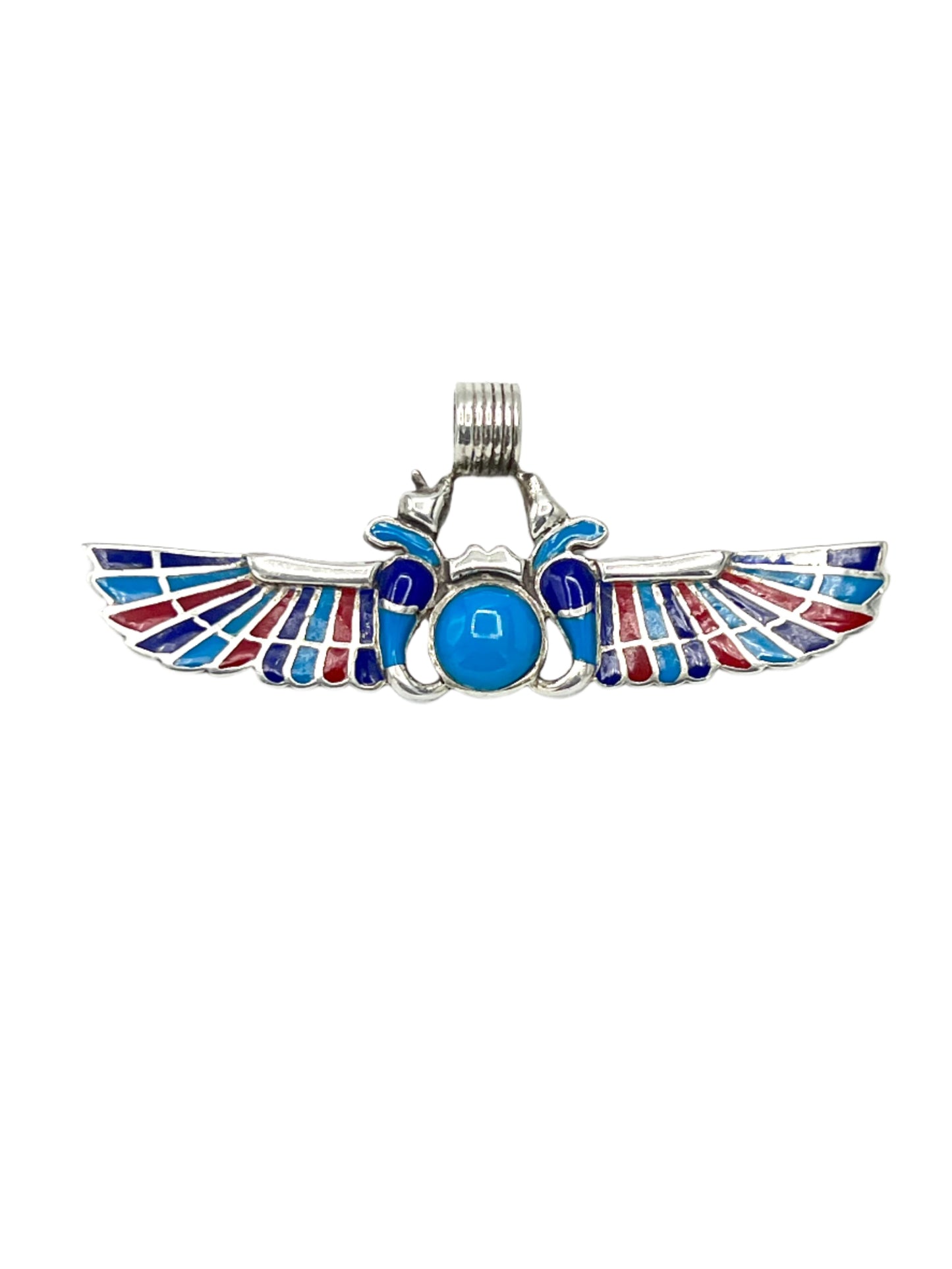Silver Scarab Pendants