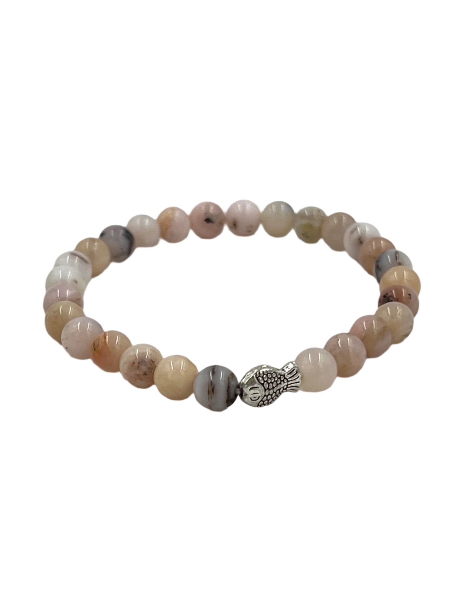 Peruvian Pink Opal Stretchy Bracelets