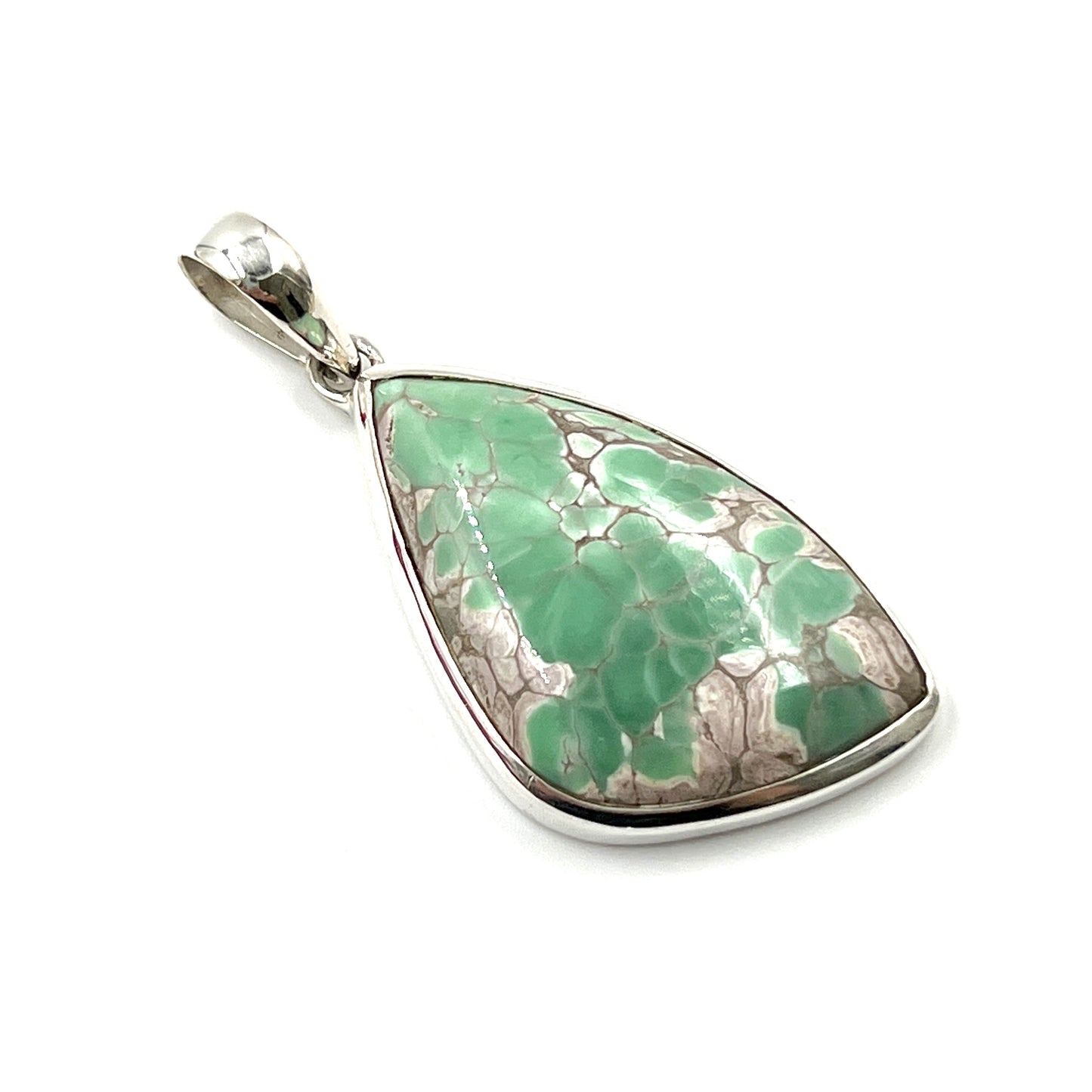Sterling Silver Variscite Pendants