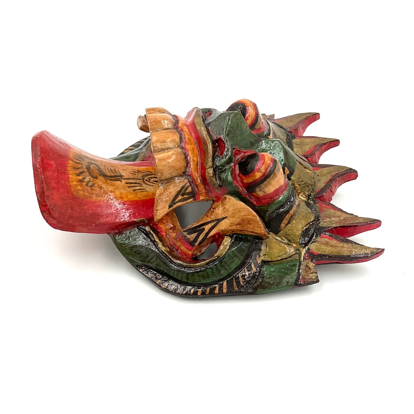 Hand Carved & Painted Barong Masks