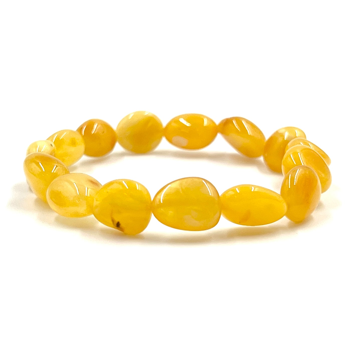 Amber Oval Stretchy Bracelets