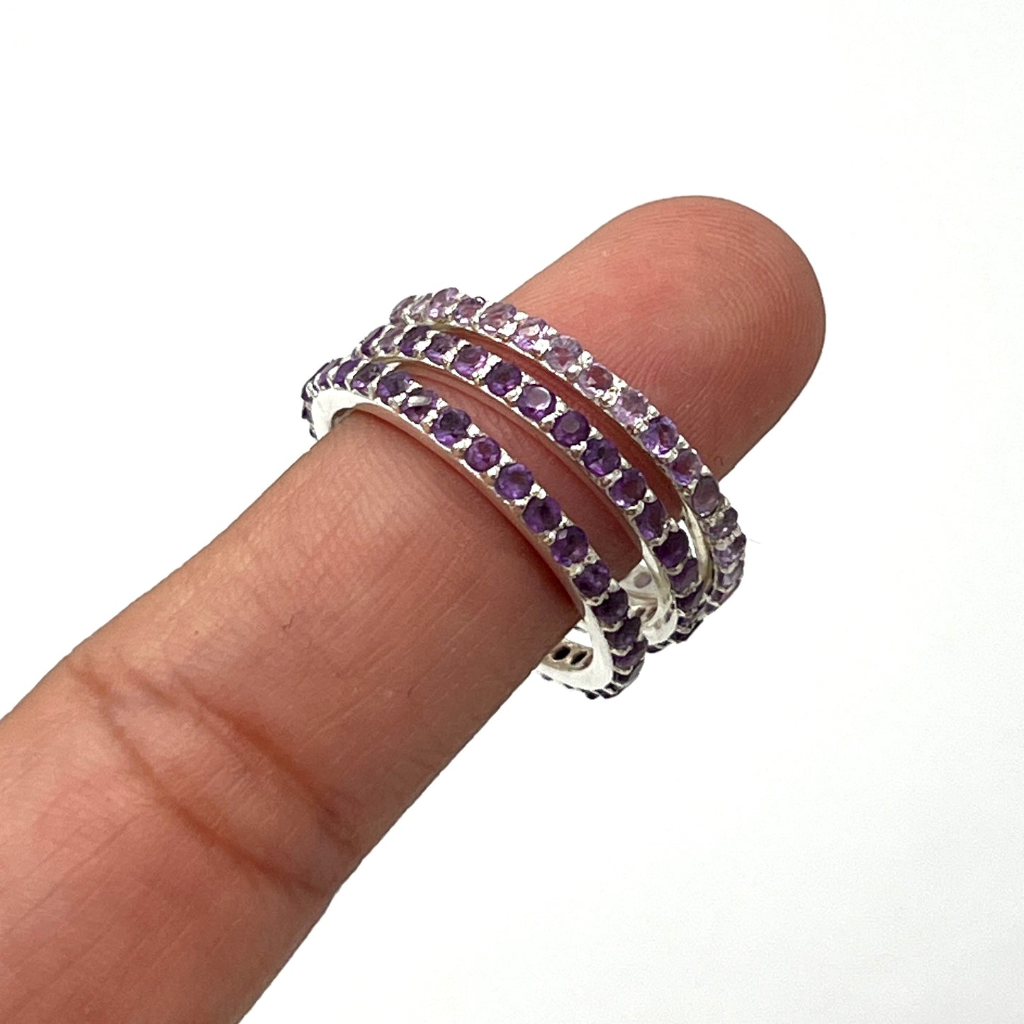 Infinity Gemstone Band Ring