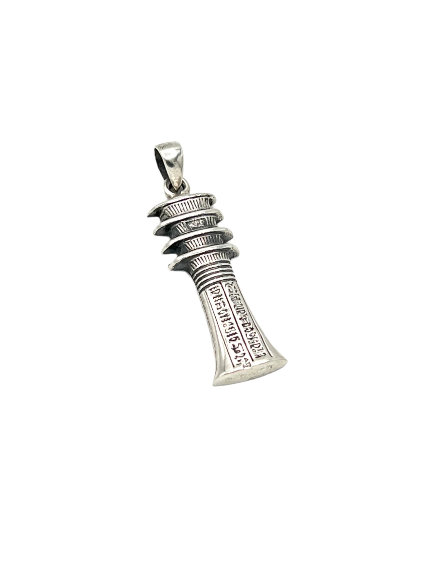 Silver Djed Pendants