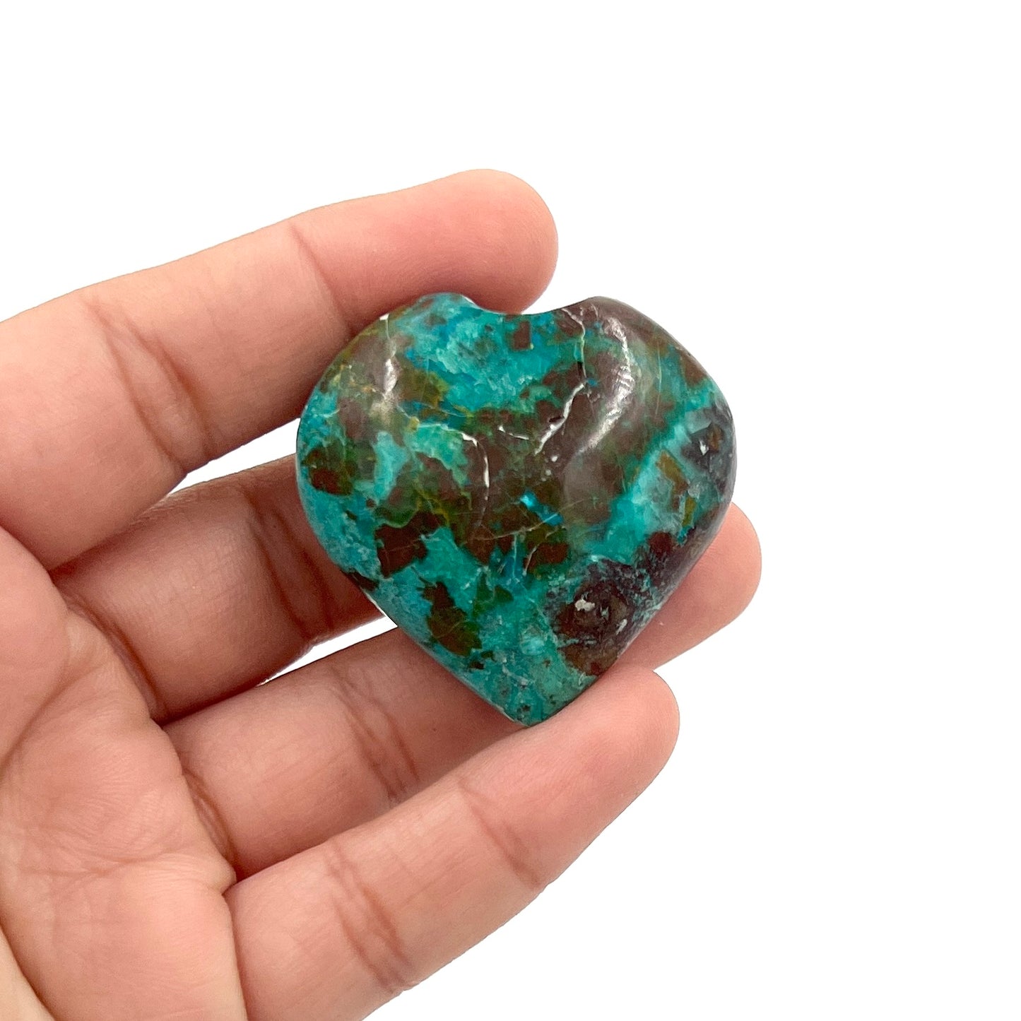 Chrysocolla Hearts