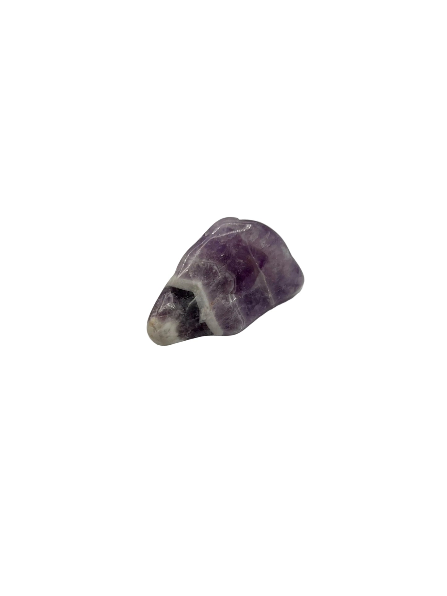 Chevron Amethyst Tumbles