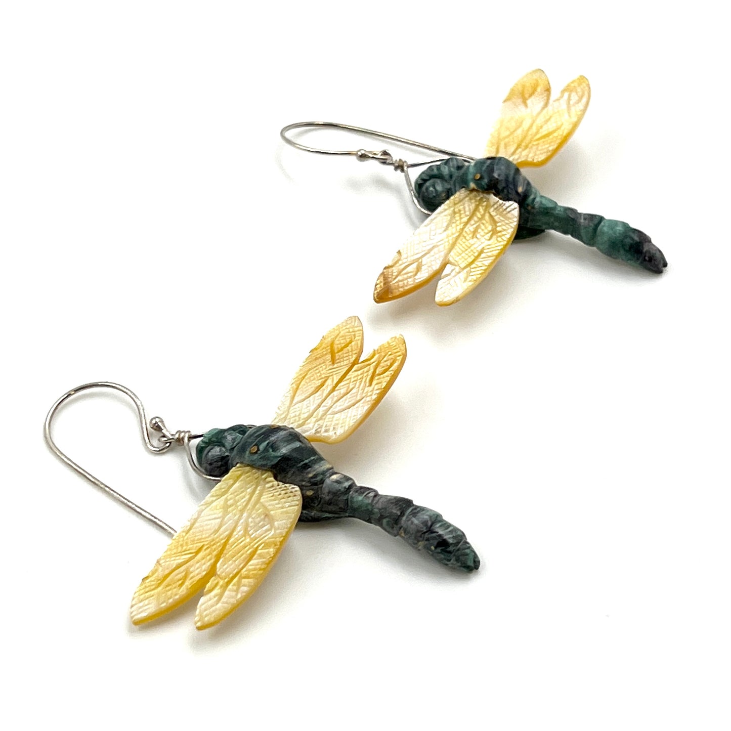 Sterling Silver Dragonfly Earrings