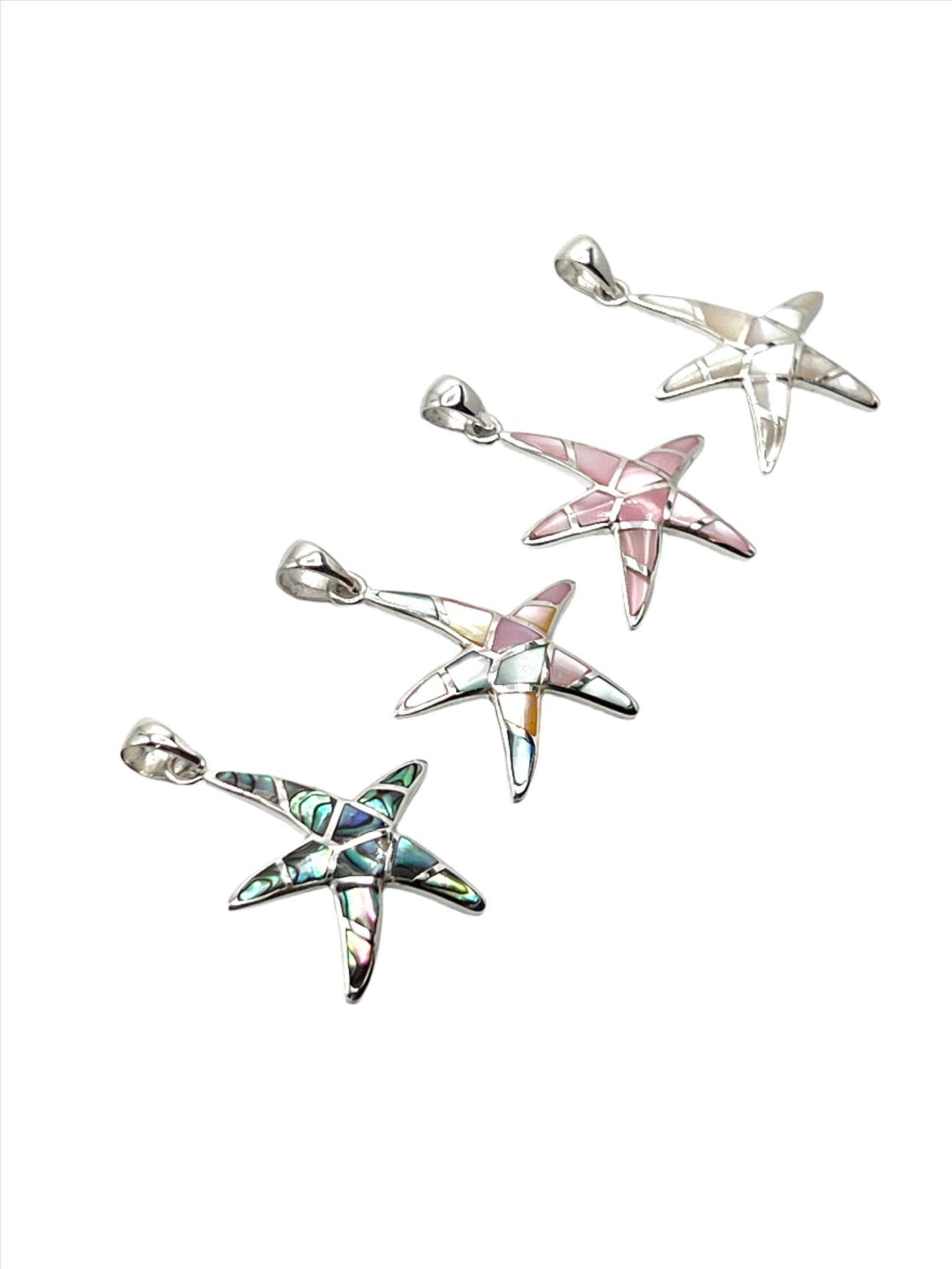 Shell Starfish Pendants