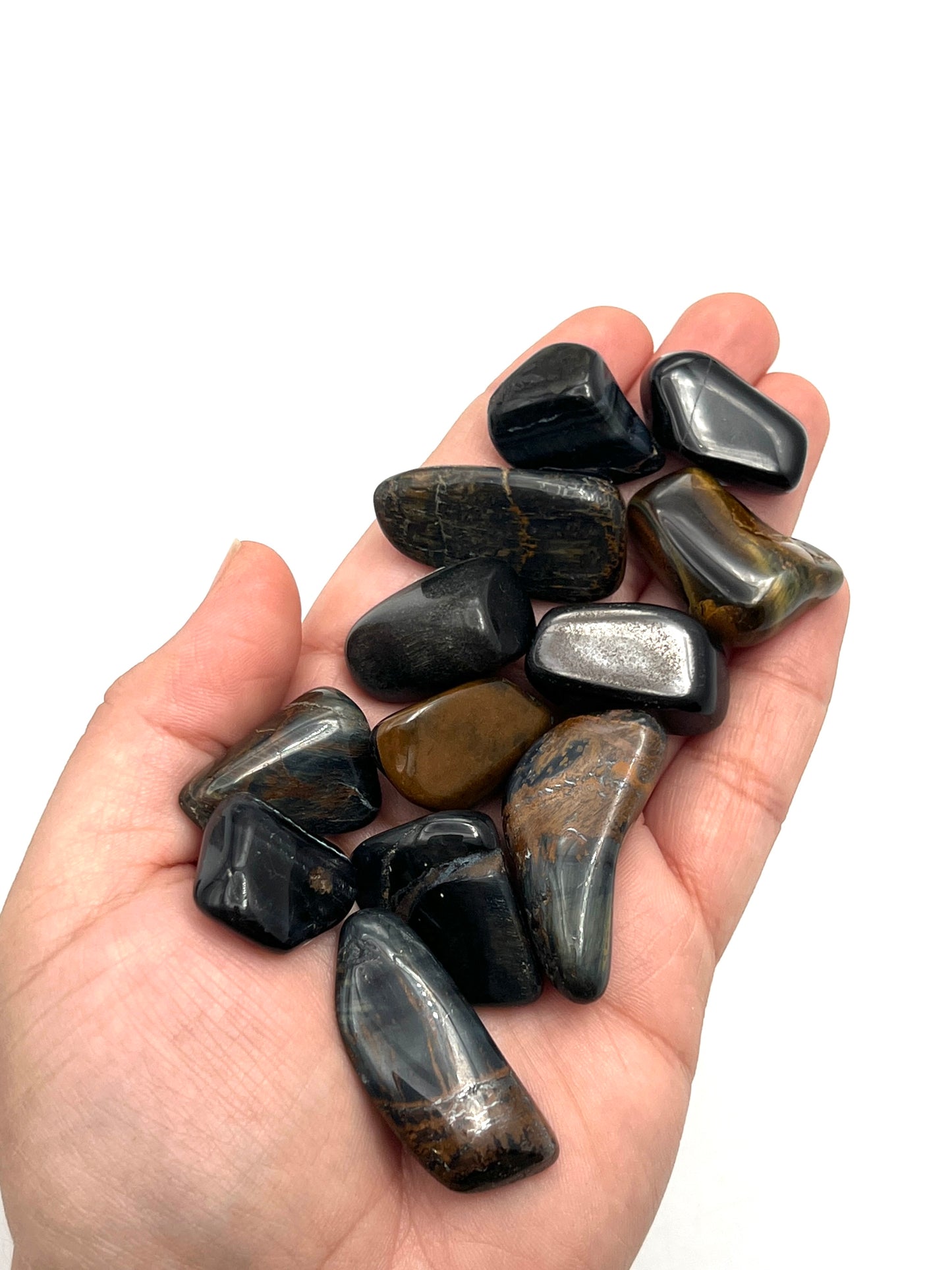 Blue Tigers Eye Tumbles