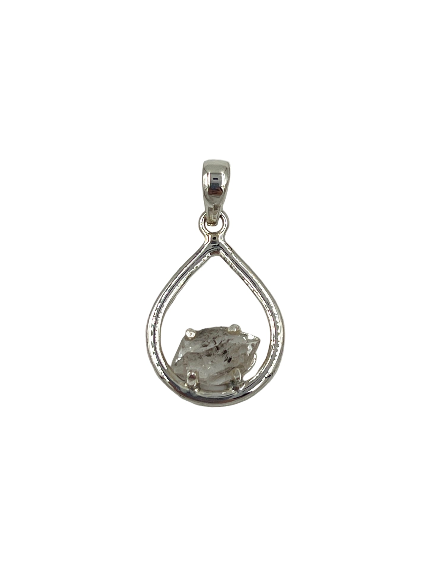Silver Herkimer Diamond Pendants