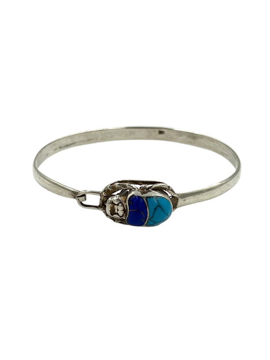 Silver Scarab Bracelets