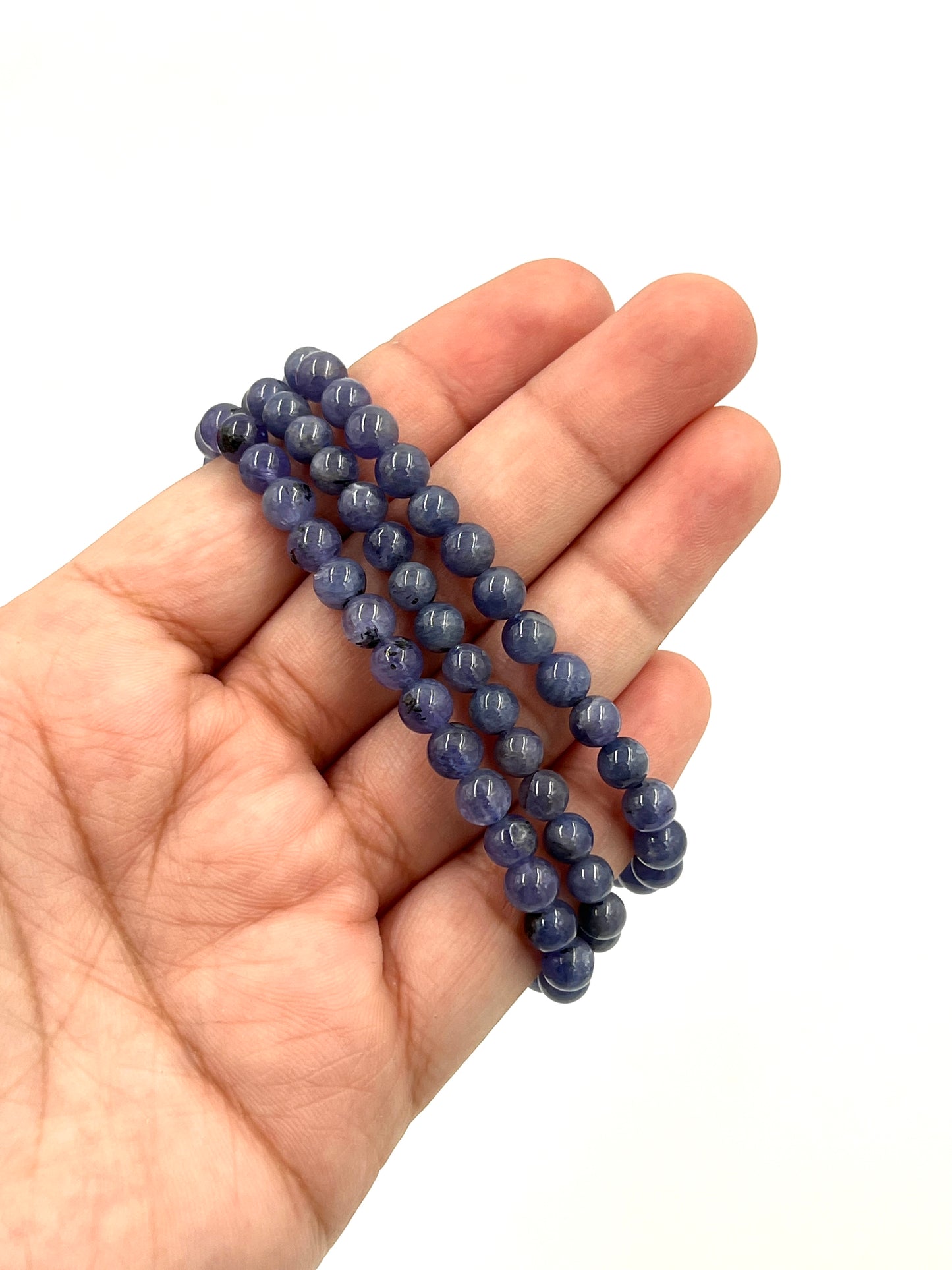 Tanzanite Beaded Bracelets