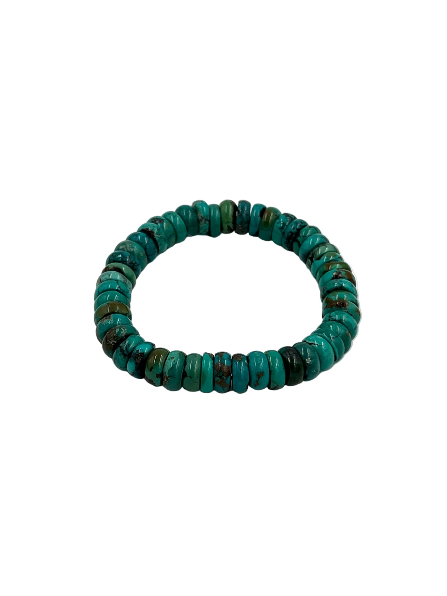 Turquoise Rondelle Beaded Bracelets