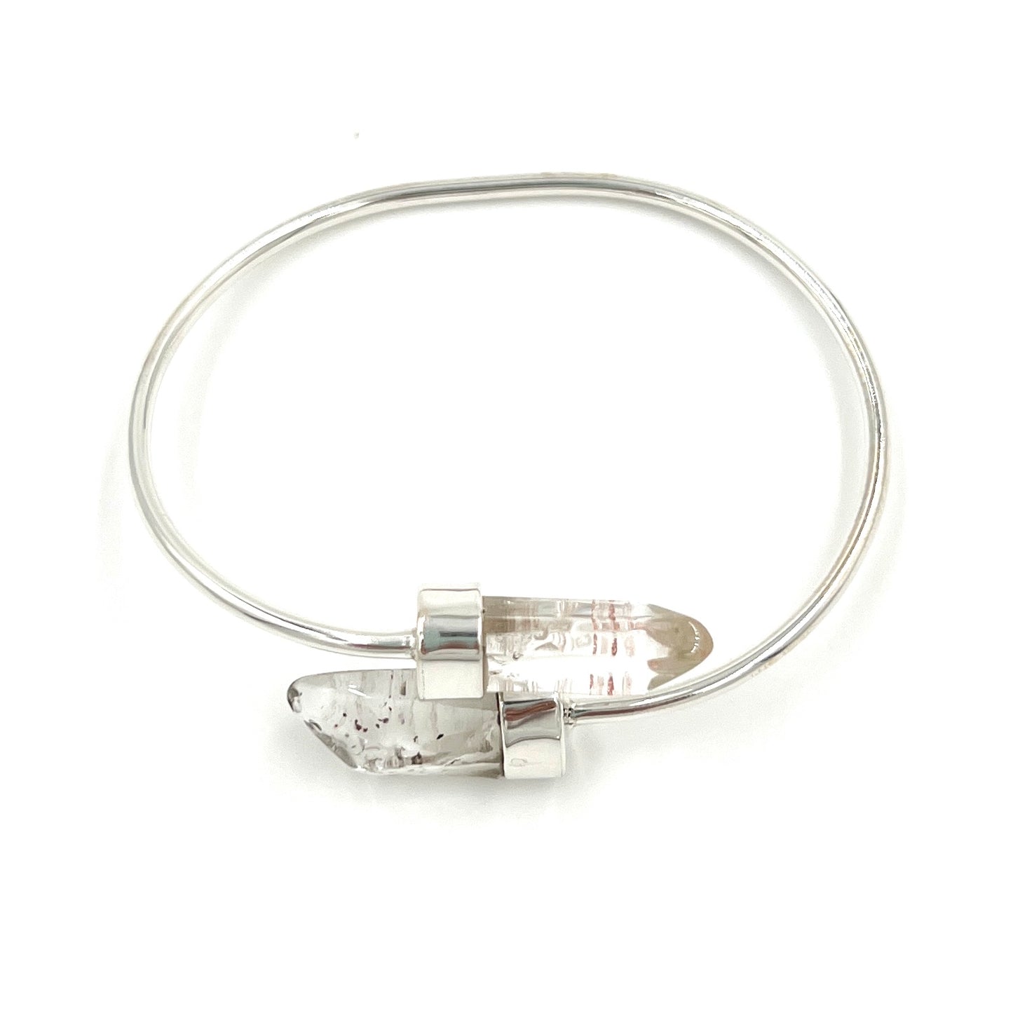 Clear Quartz Double Point Bracelet