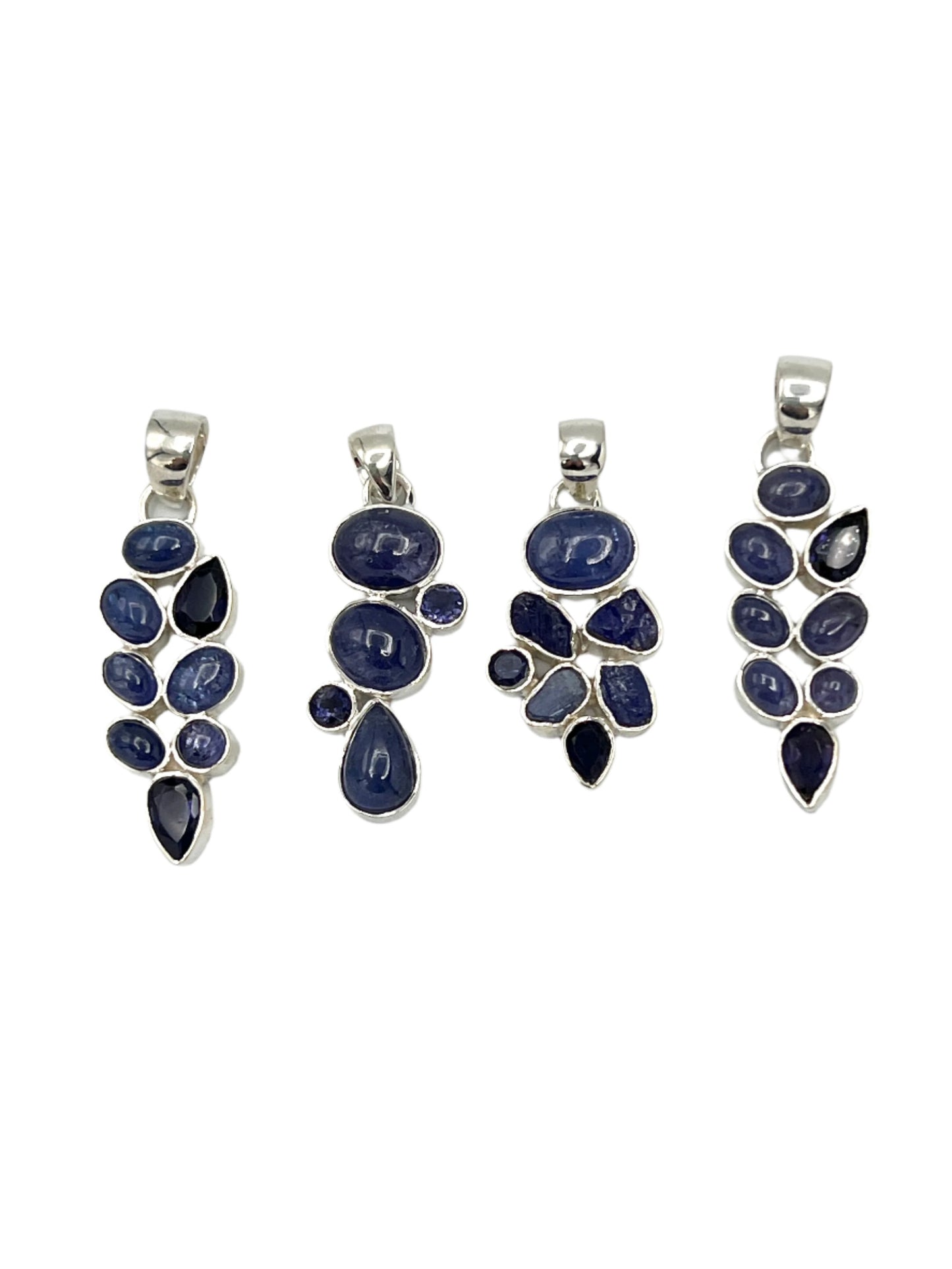 Sterling Silver Tanzanite Pendants