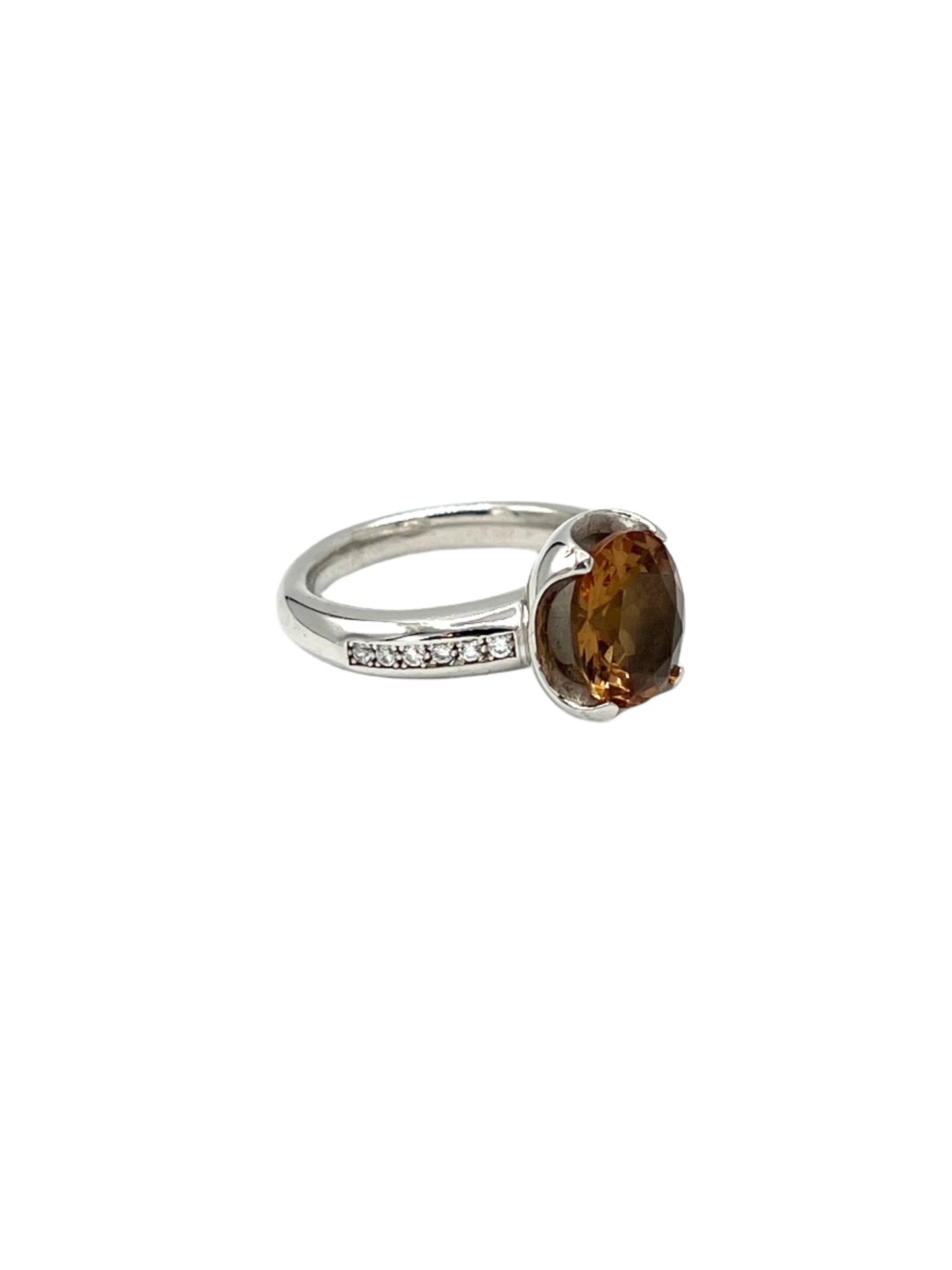 Silver Zultanite Oval Ring