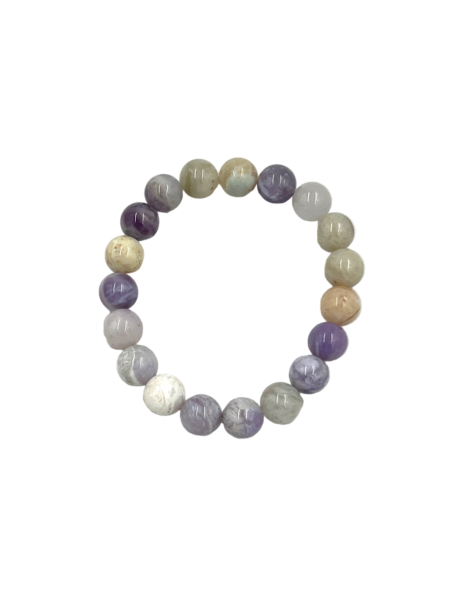 Purple Jade Beaded Bracelets