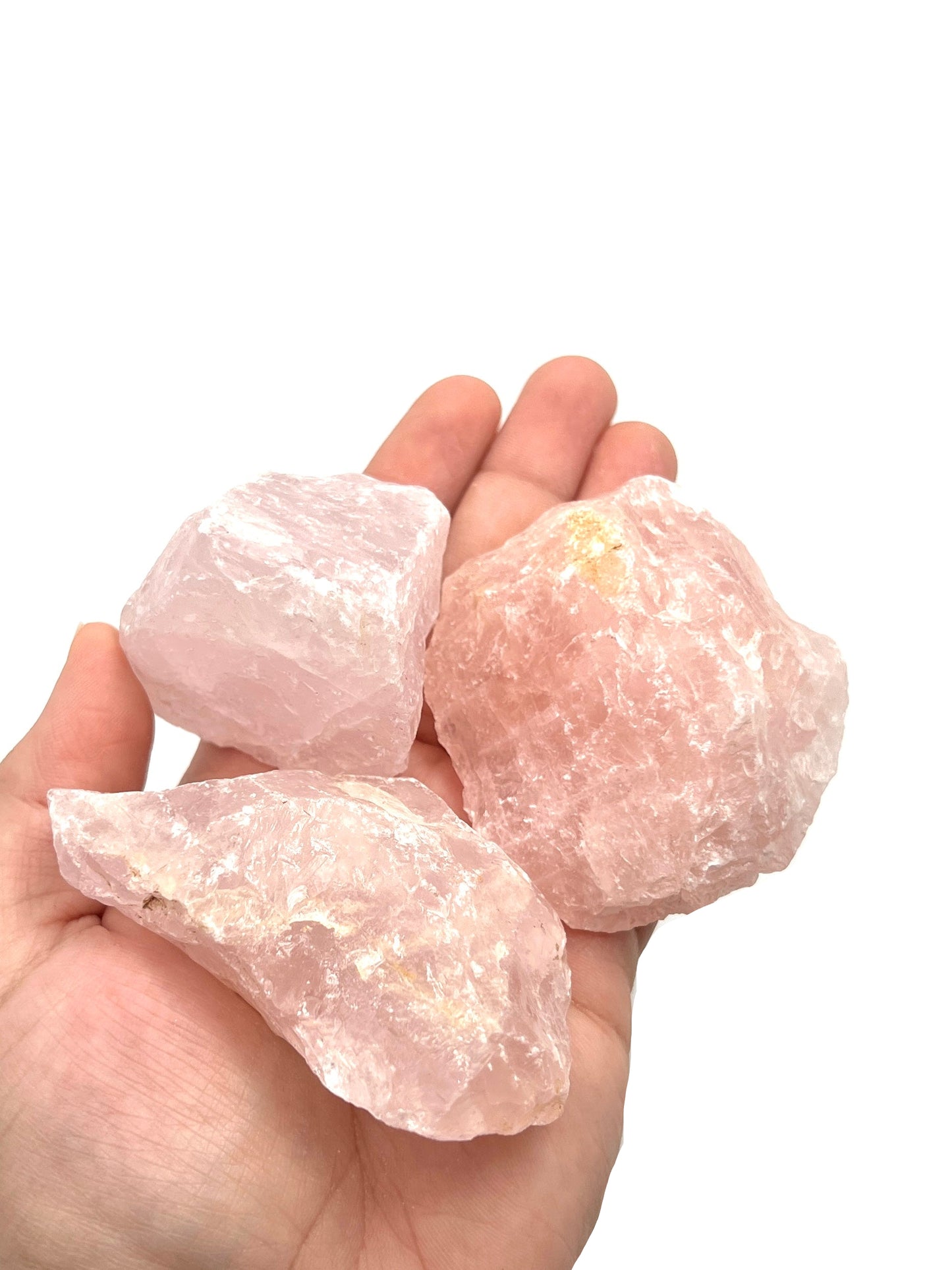 Small Raw Rose Quartz Chunks
