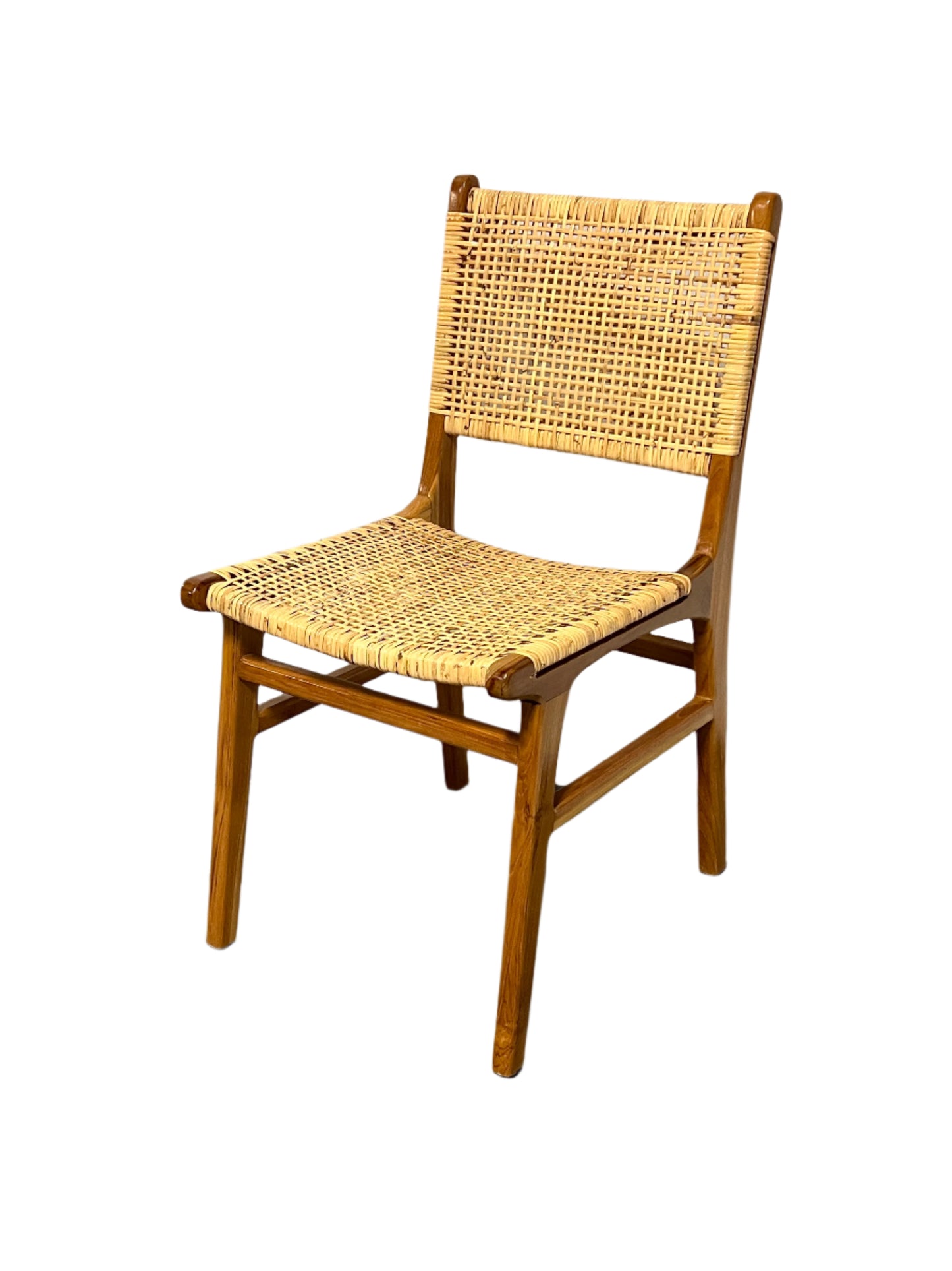 Teakwood Rattan Chair