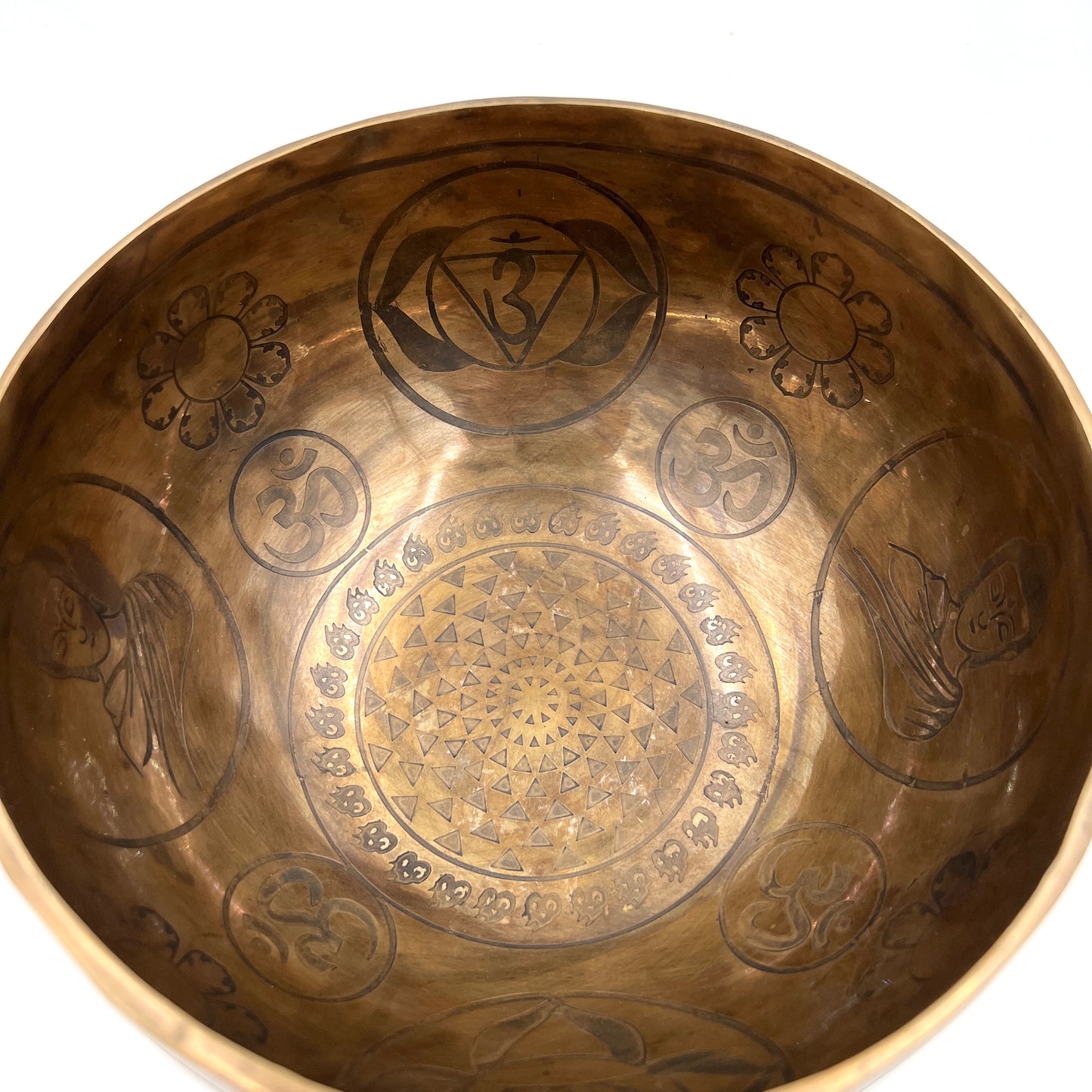 Hand Carved and Tuned Seven Metal Indian Singing Bowls