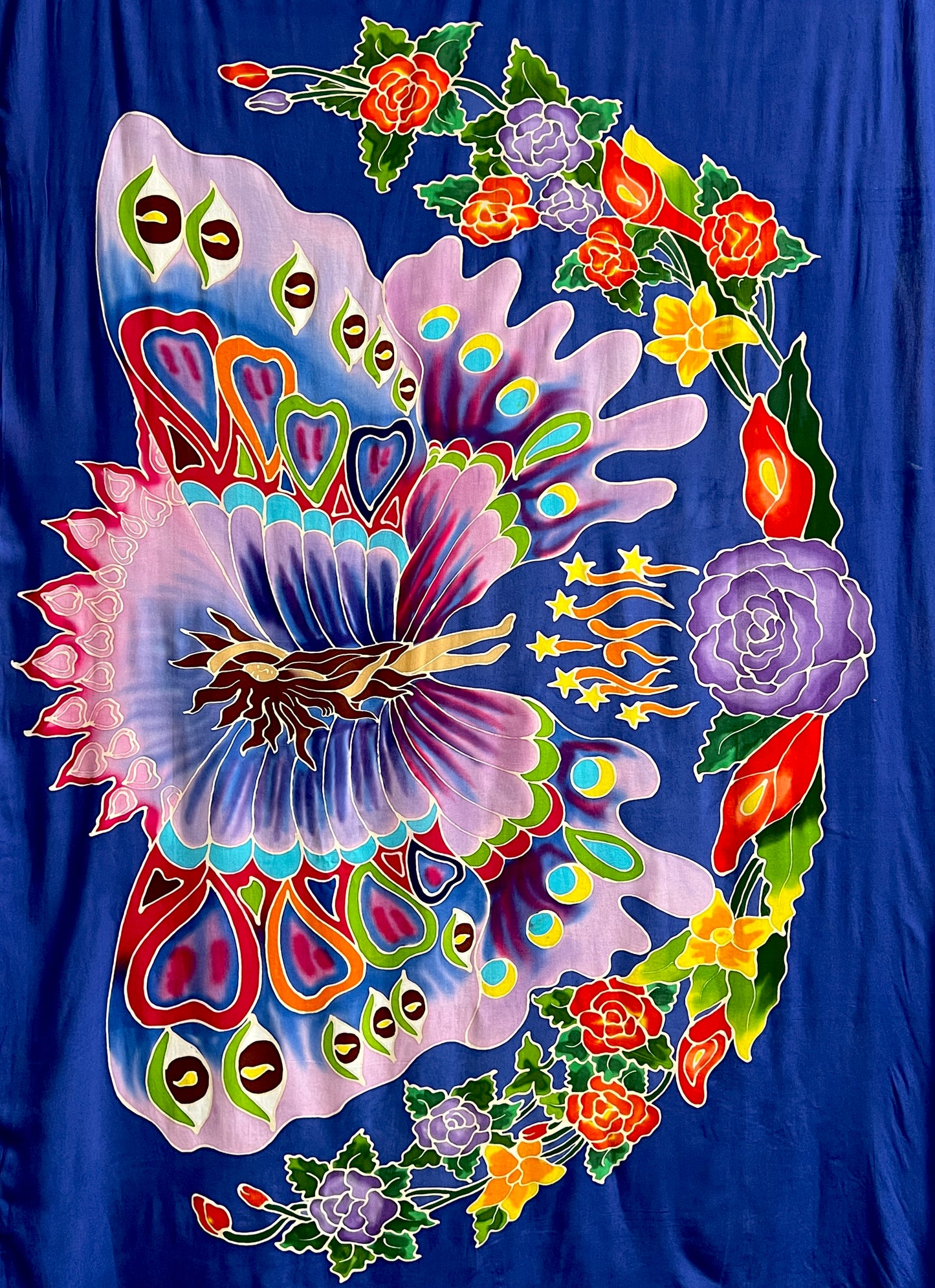 Hand Batiked Butterfly Goddess Sarongs