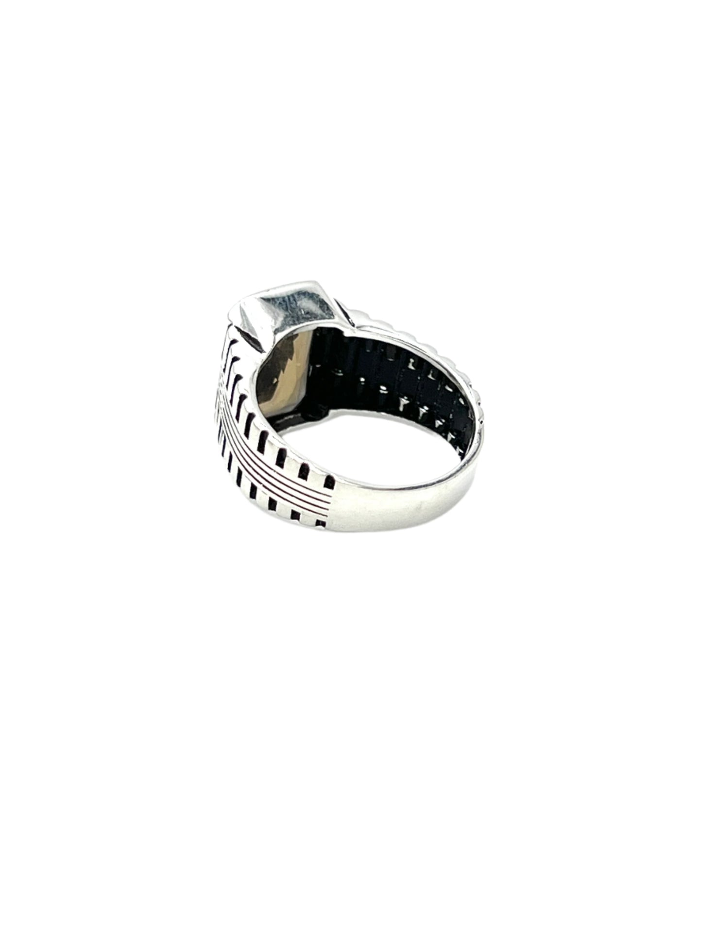Silver Zultanite Rectangle Ring