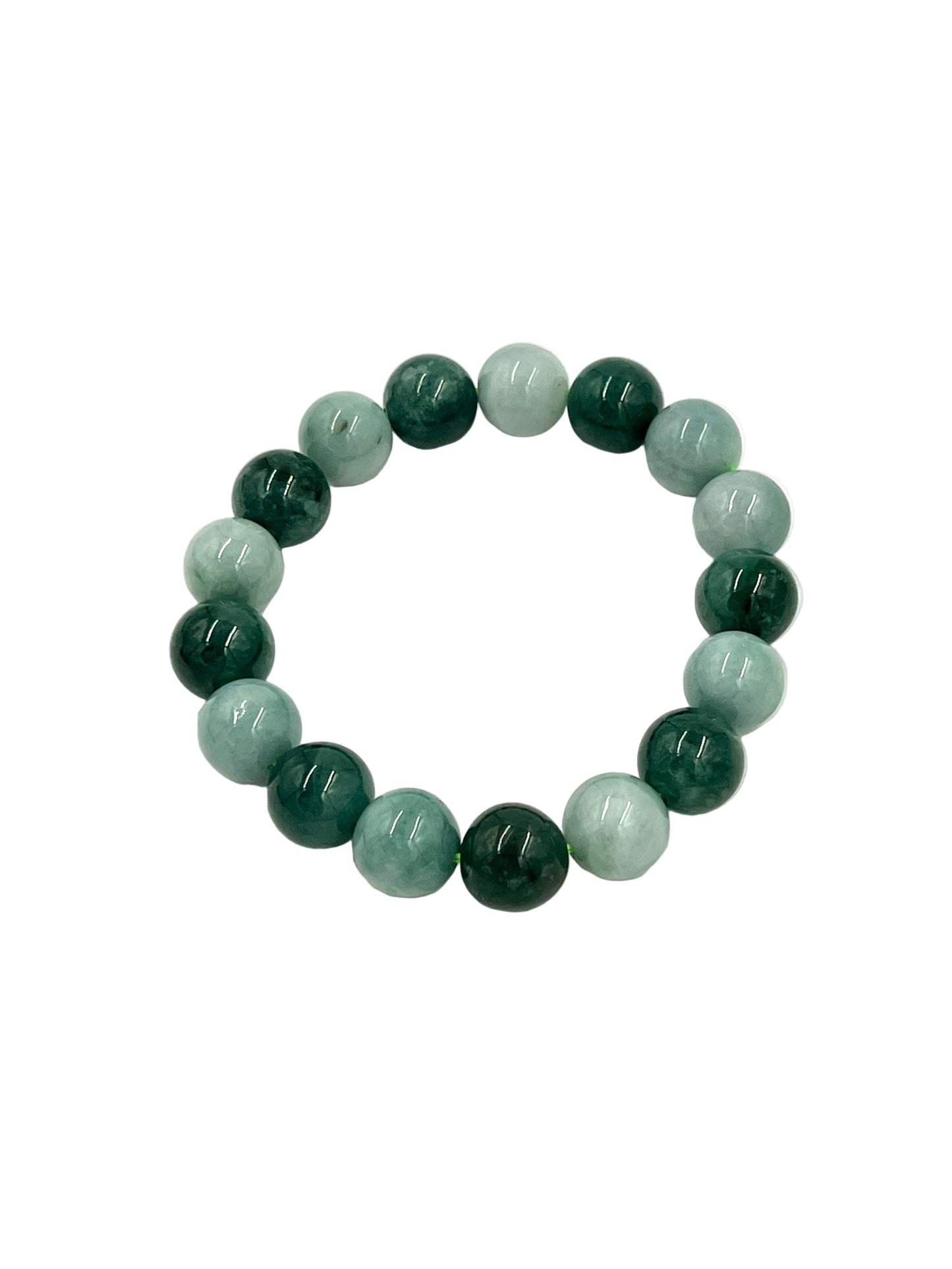Jade Large Beaded Bracelet