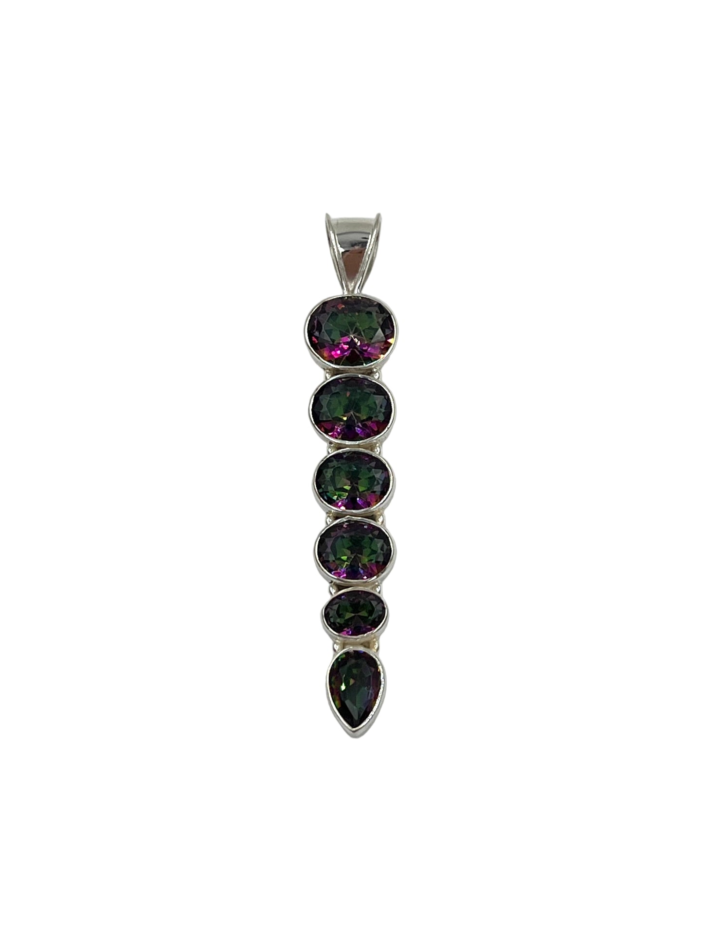 Silver Mystic Topaz Pendants