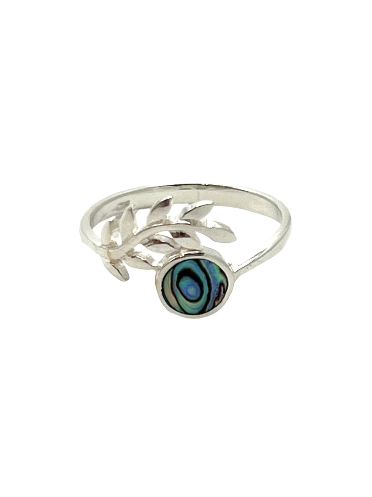 Sterling Silver Abalone Vine Ring