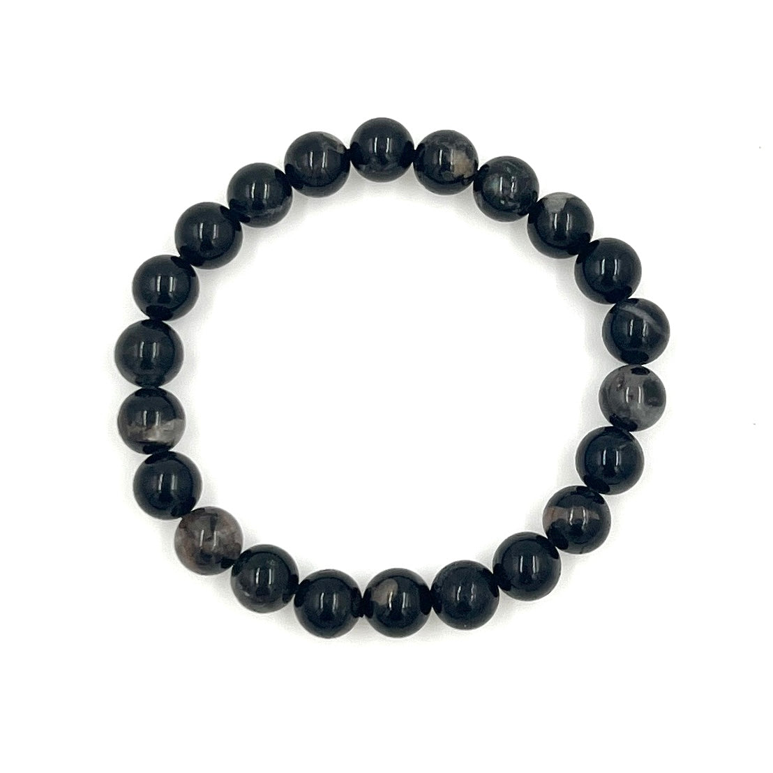 Black Tourmaline Stretchy Bracelet