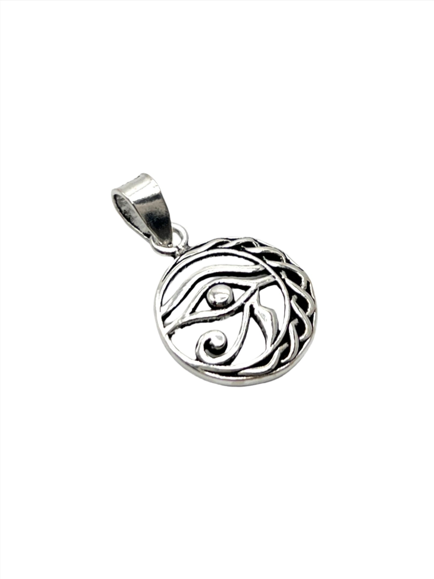 Sterling Silver Eye of Horus Pendant