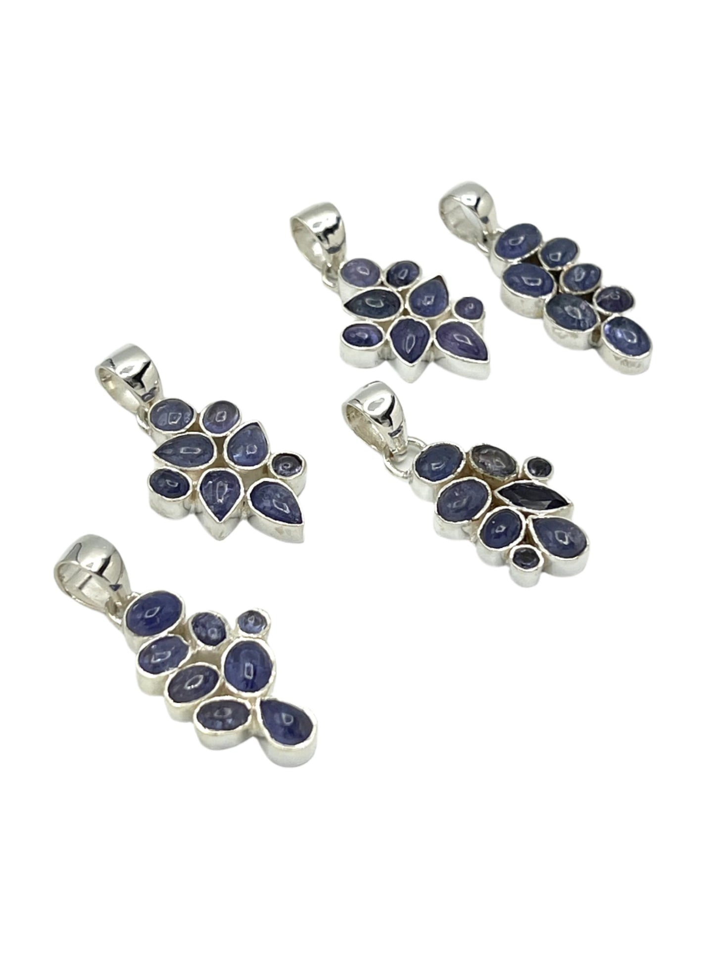 Sterling Silver Tanzanite Pendants