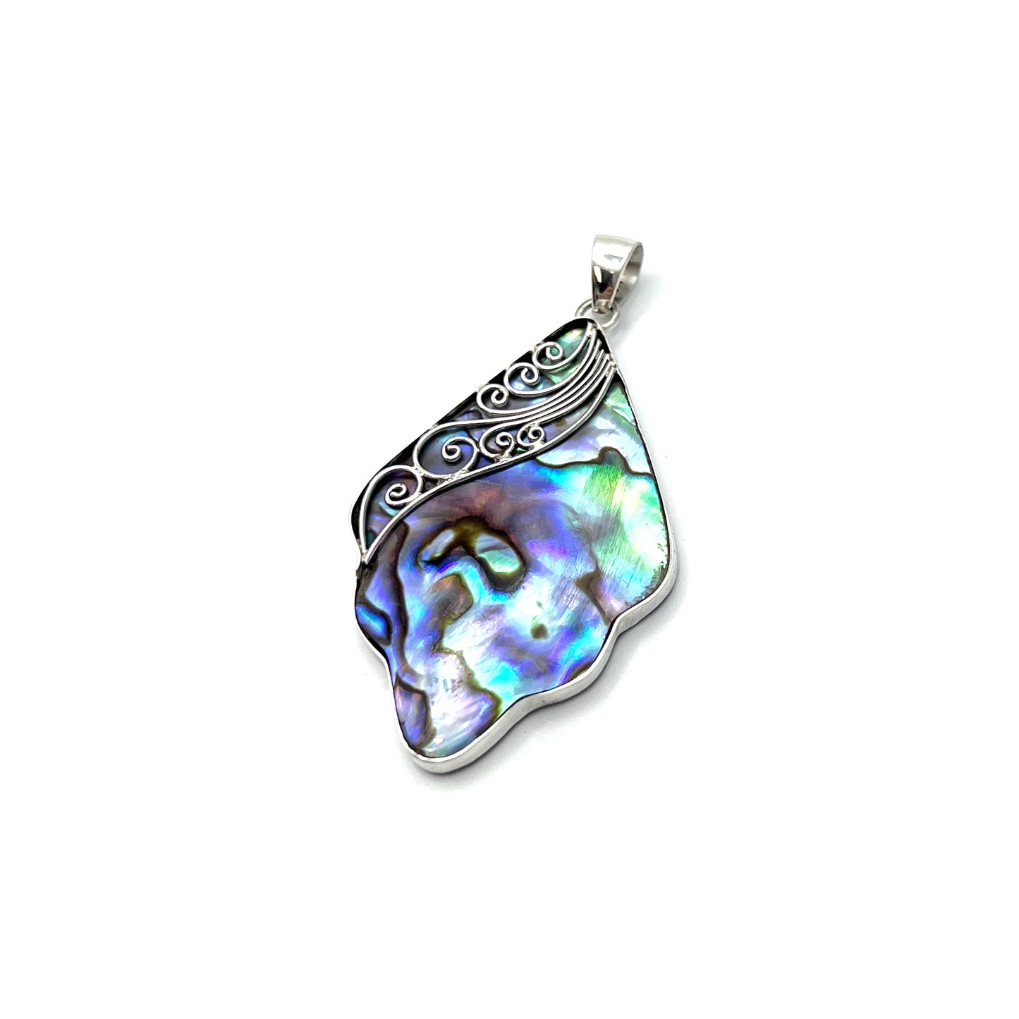 Sterling Silver Abalone Pendant